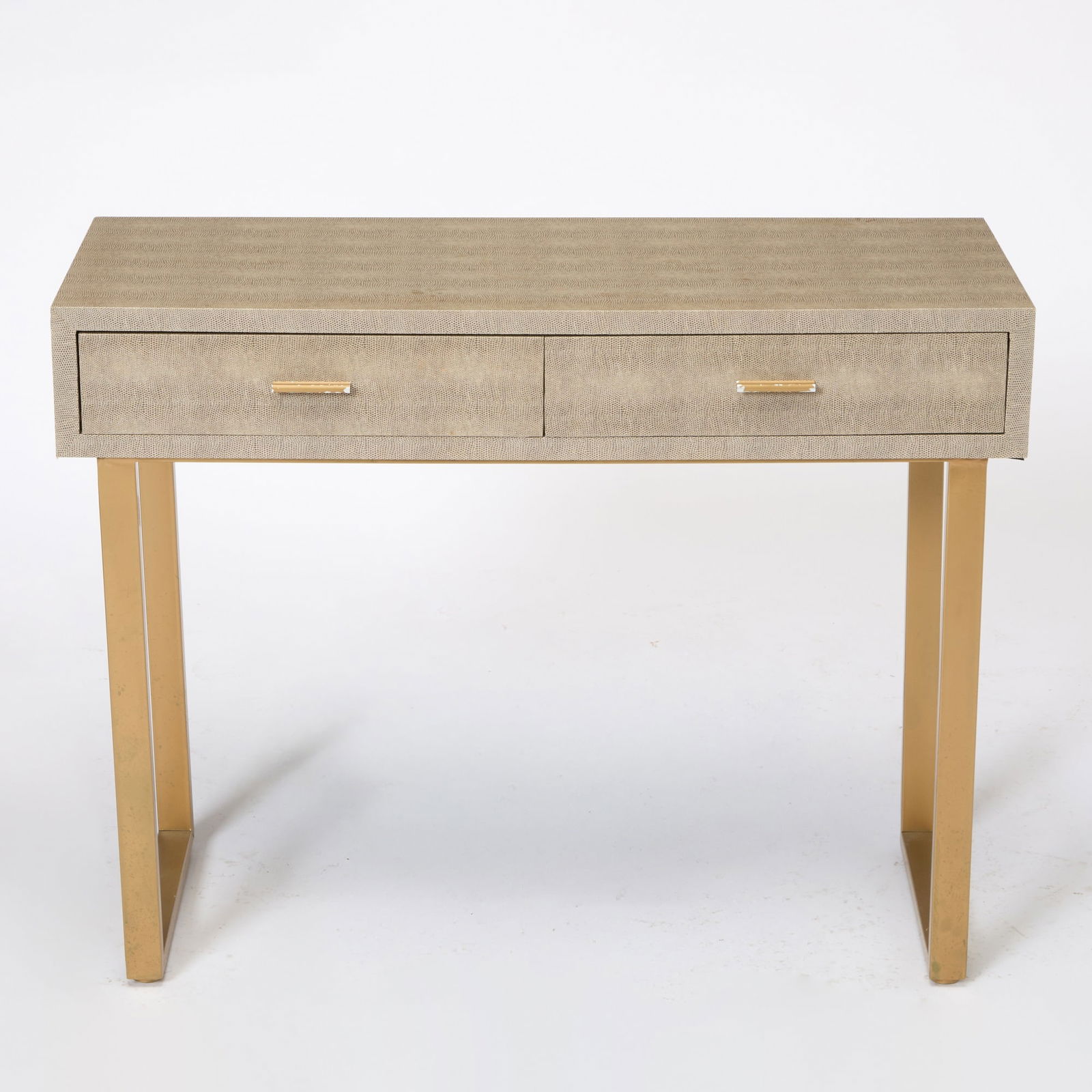 Faux Shagreen Dressing Table - 4