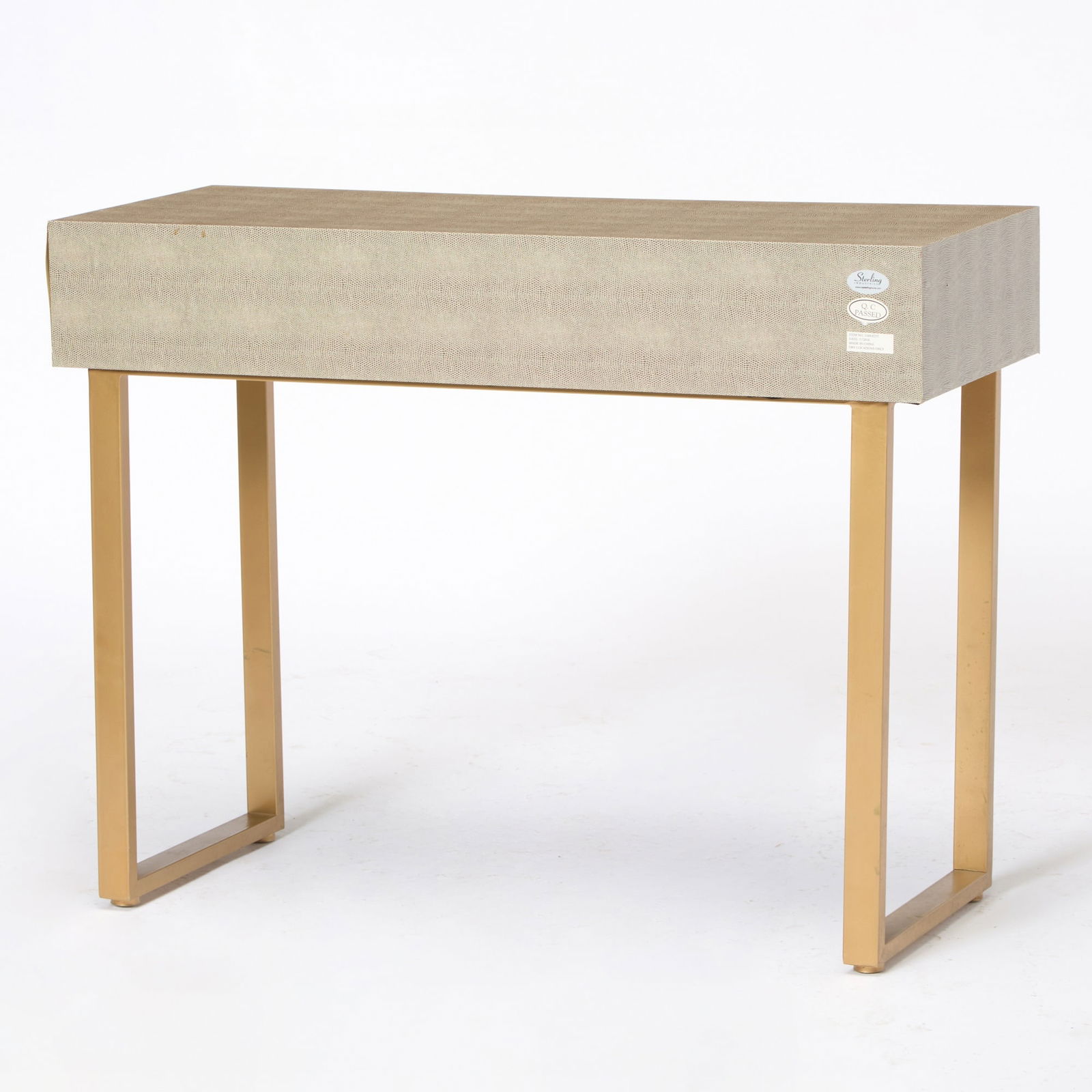 Faux Shagreen Dressing Table - 5