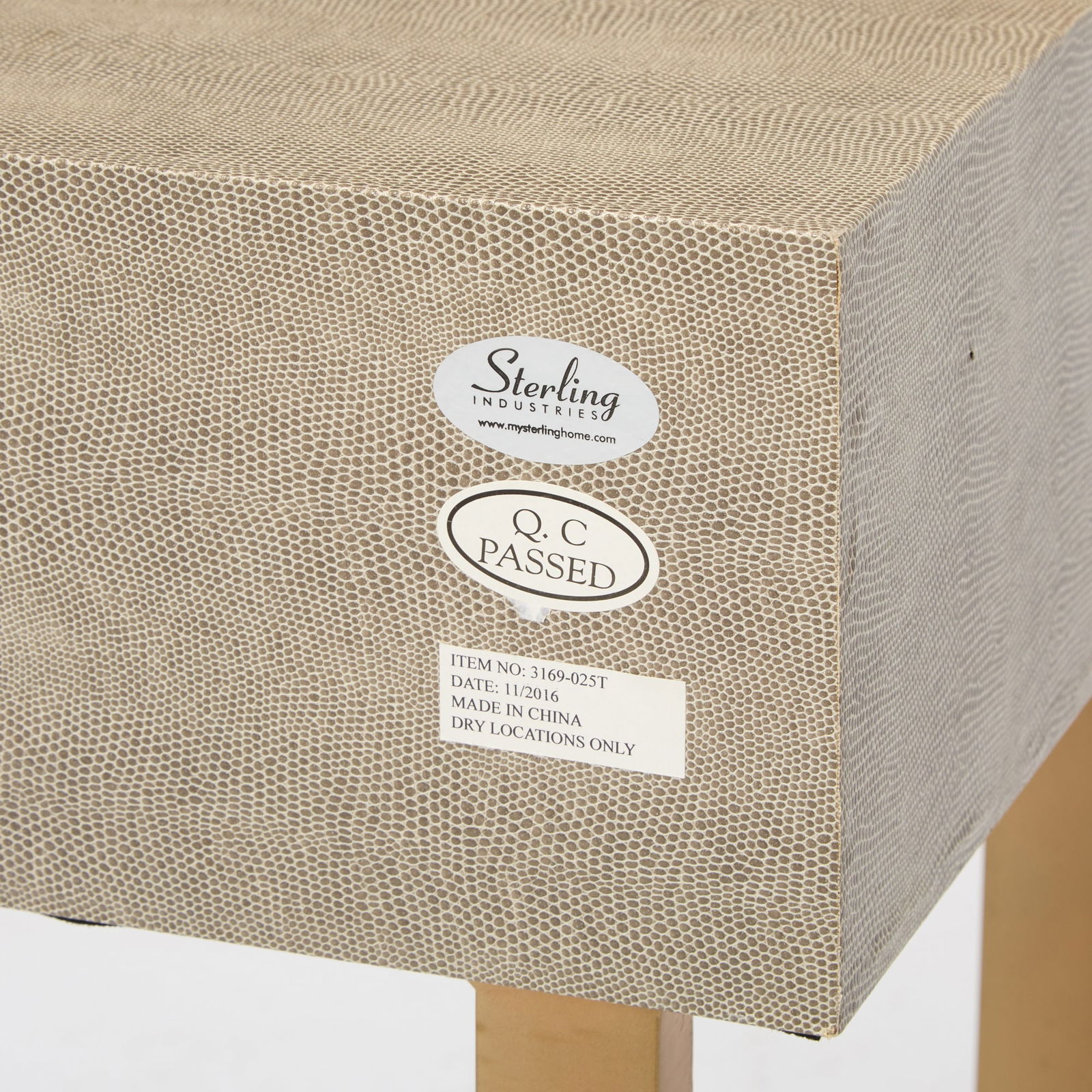 Faux Shagreen Dressing Table - 6