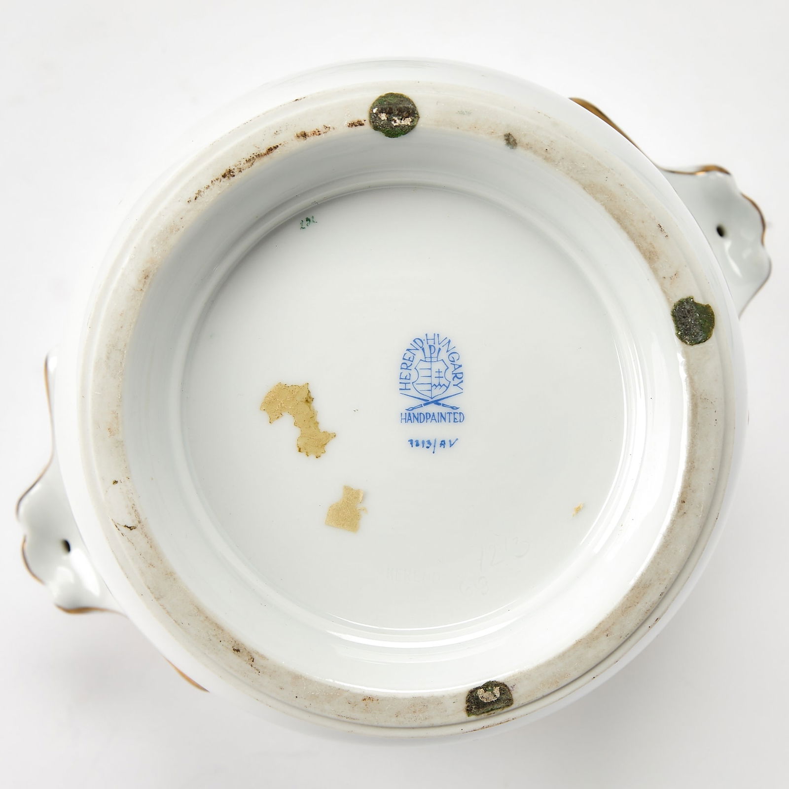 Three Herend Porcelain Cache Pots - 6