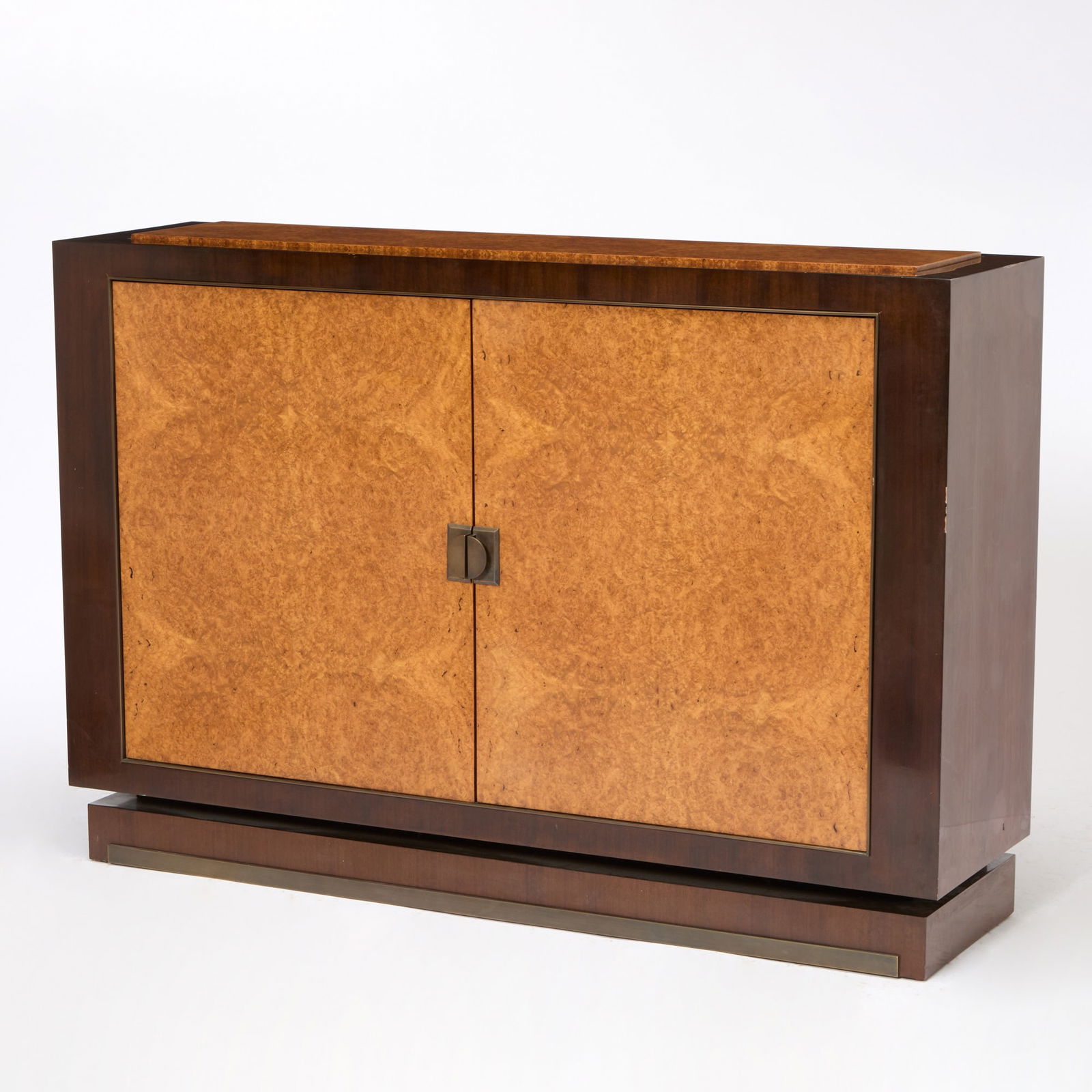 Art Deco Style Sapele and Amboyna Side Cabinet (1 of 6)