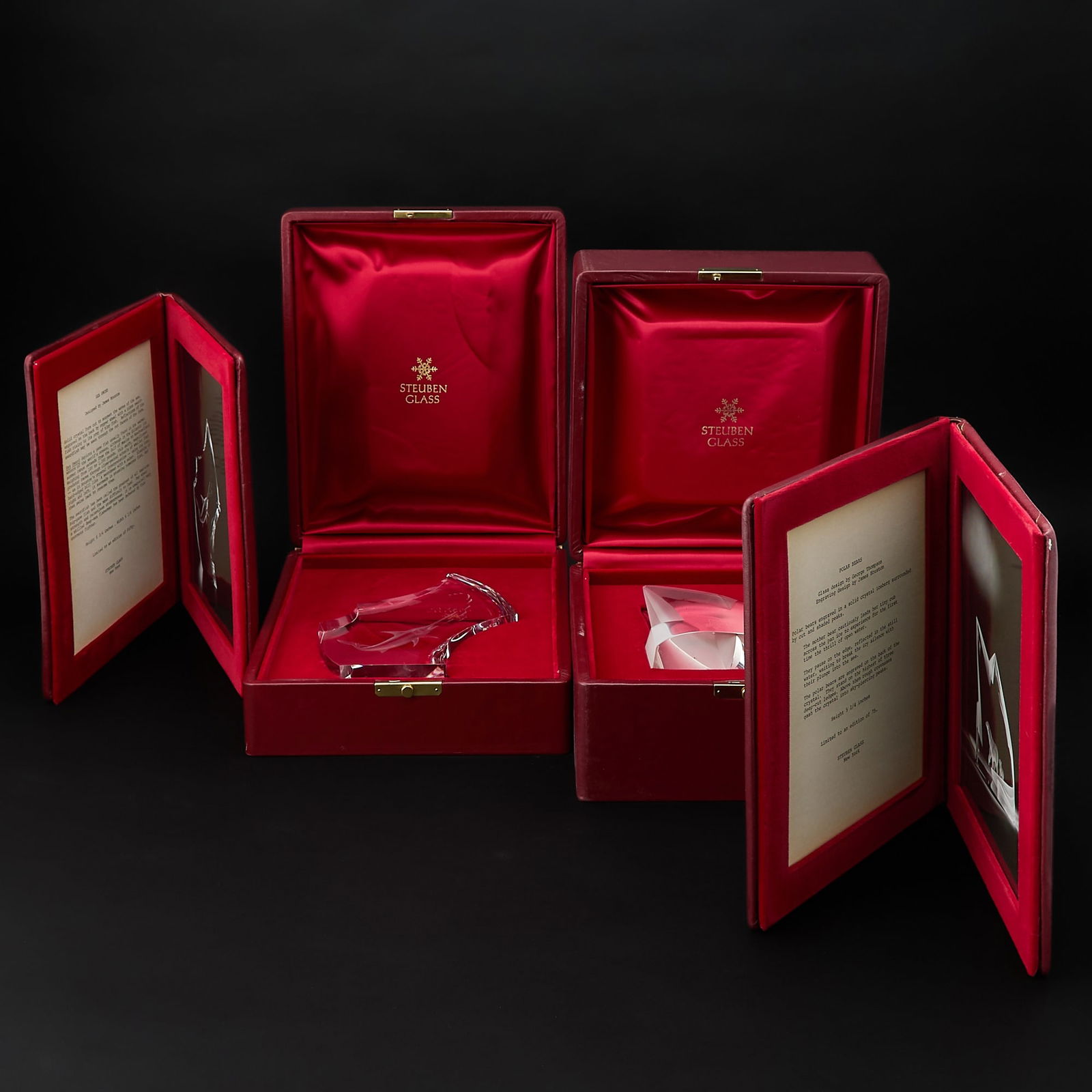 Two Steuben Engraved Glass Sculptures (1 of 11)