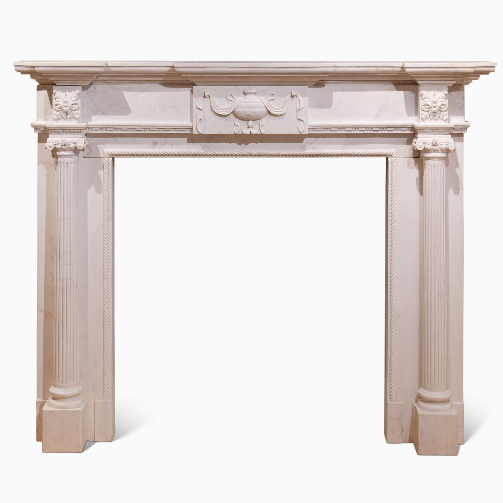 Marble Fireplace Mantel (1 of 6)
