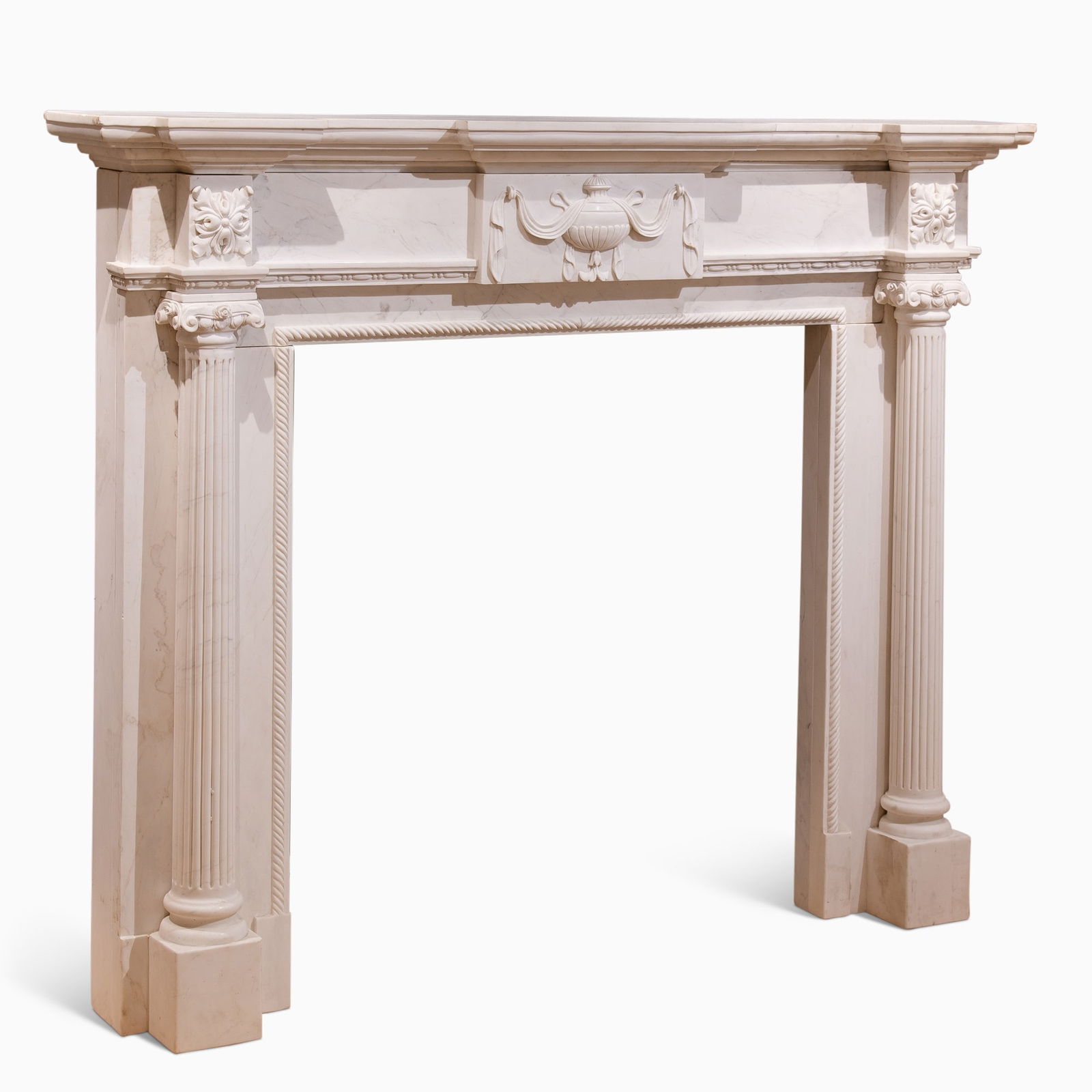 Marble Fireplace Mantel - 2