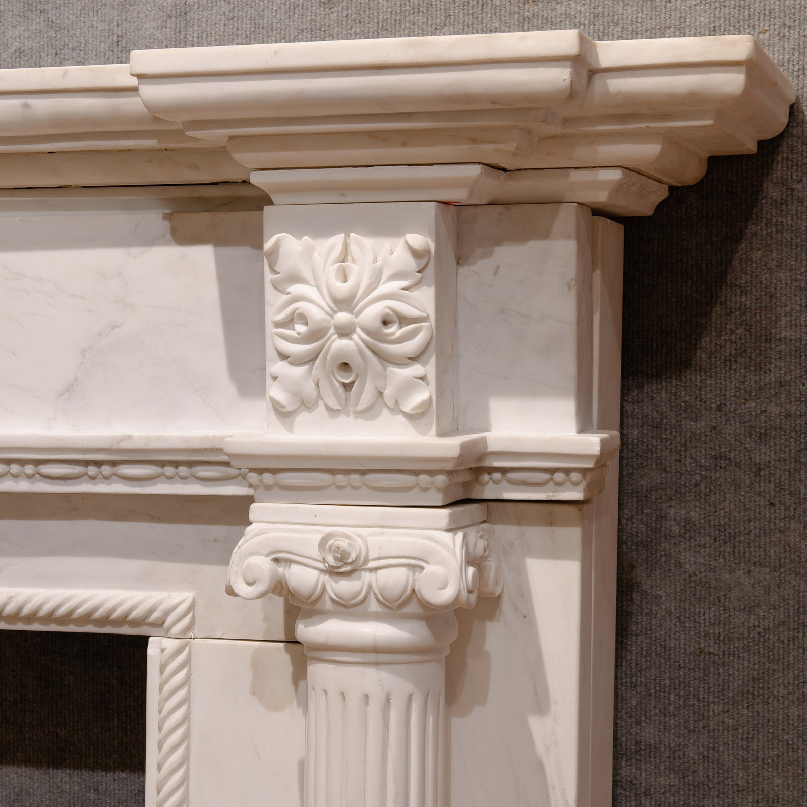 Marble Fireplace Mantel - 5