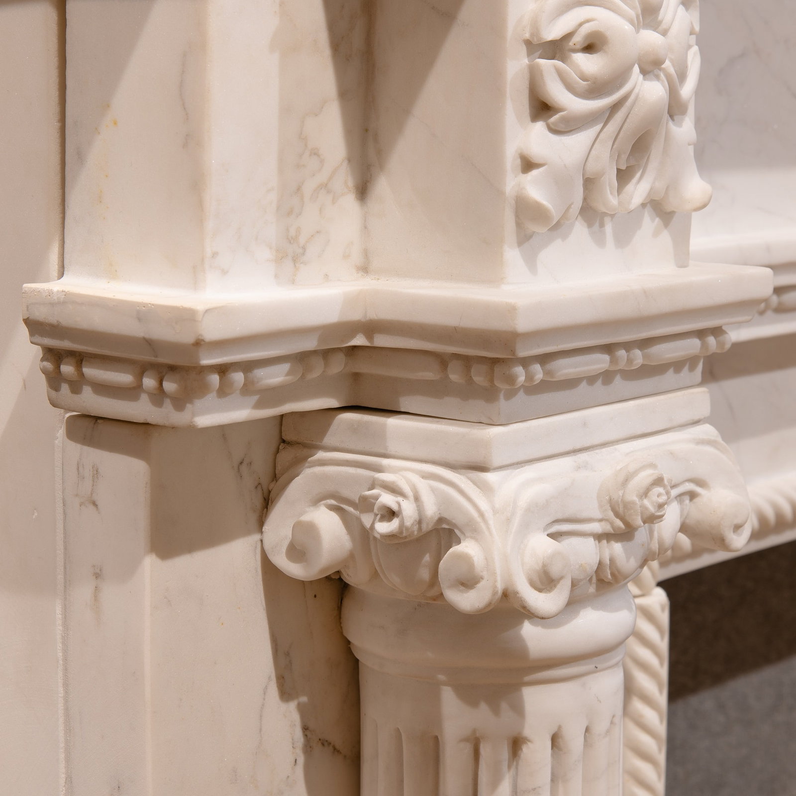 Marble Fireplace Mantel - 6