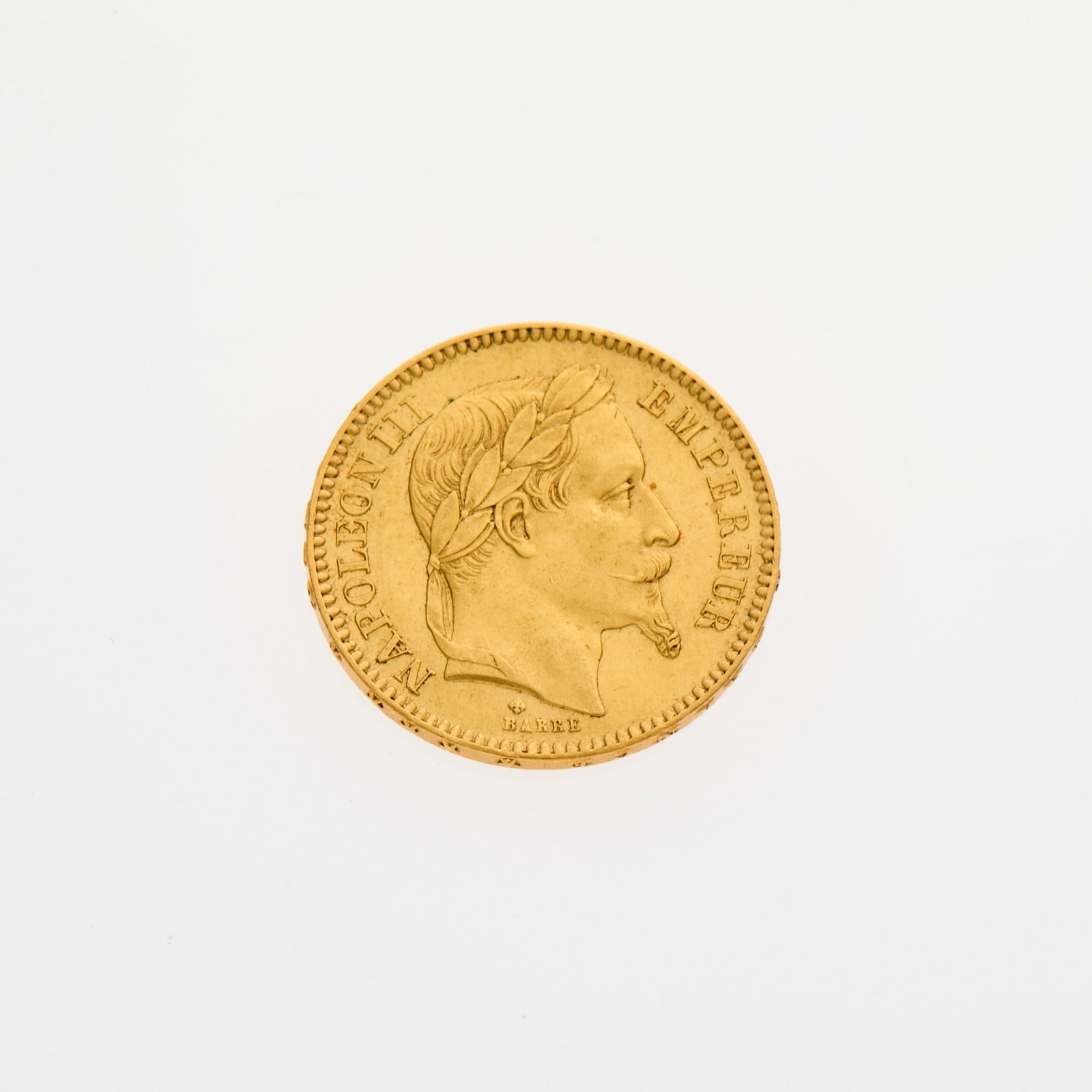 France. 1863-BB 20 Francs. Uncirculated. (1 of 2)