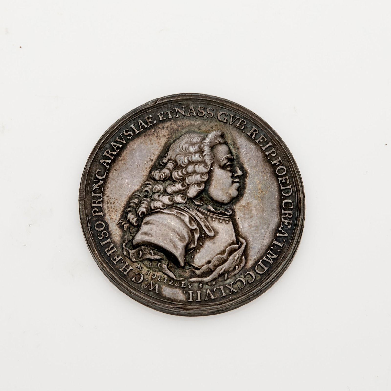 Netherlands. 1747-dated Leiden University Prince William IV of Orange Medal. Silver. 32mm. 12g.: According to the Museum of Lakenhal in Leiden, this medal was presented to the students of Leiden University marking the accession of William IV of Orange as Stadtholder in 1747. The Museum of Lakenha