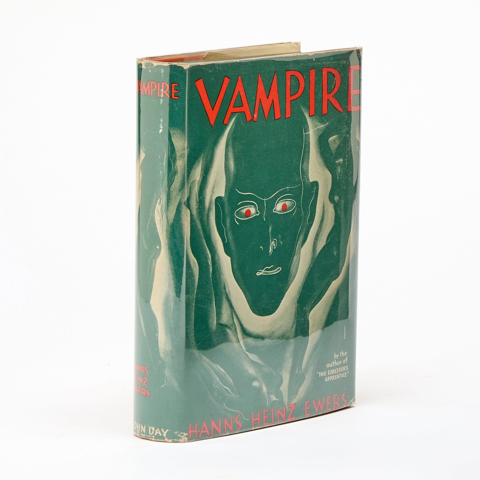 First edition of Vampire, an important novel in the literary horror genre: [HORROR] EWERS, HANNS HEINZ. Vampire. New York: John Day Company, [1934]. First edition. Publ