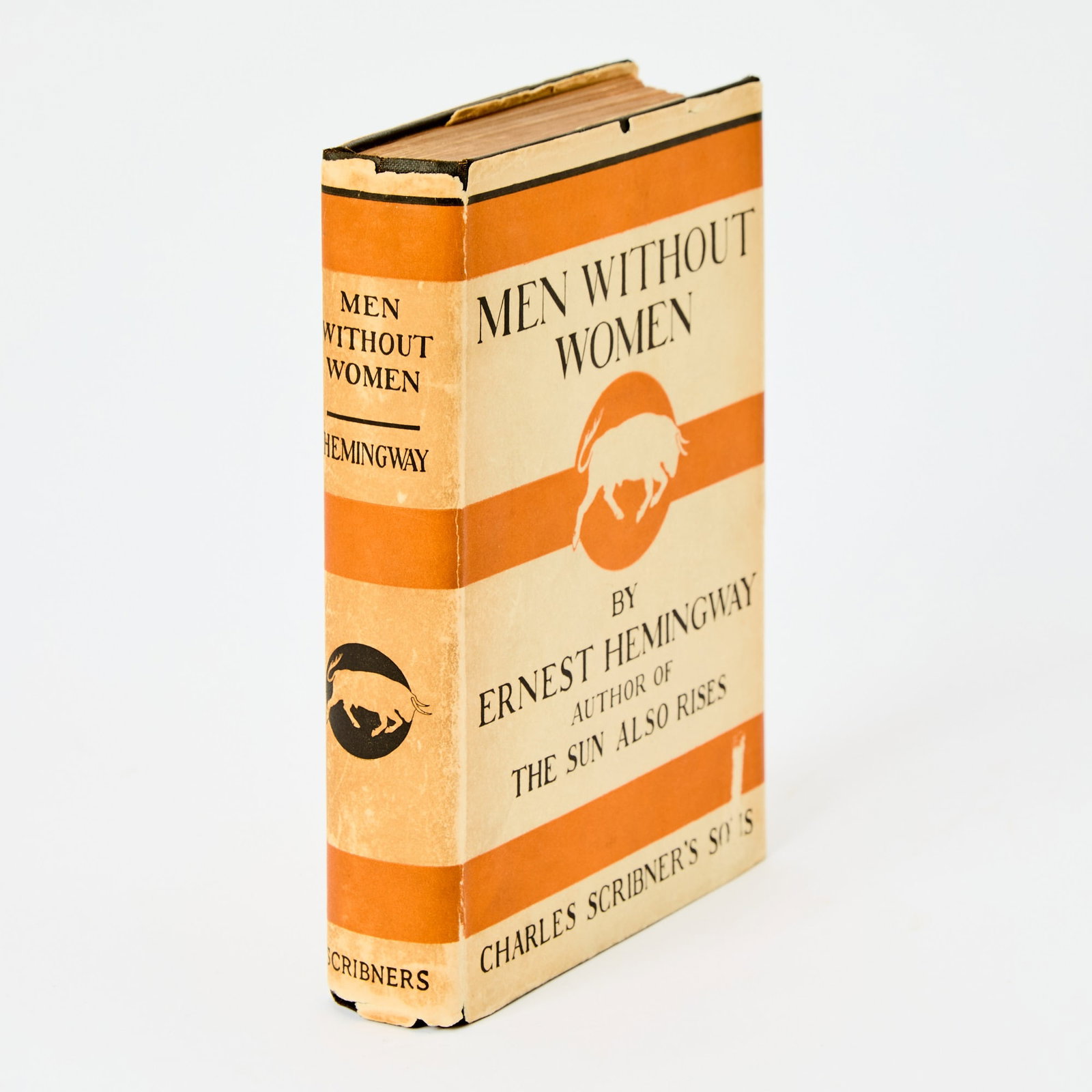 An attractive copy of Hemingway's Men Without Women, in the scarce first issue jacket (1 of 2)