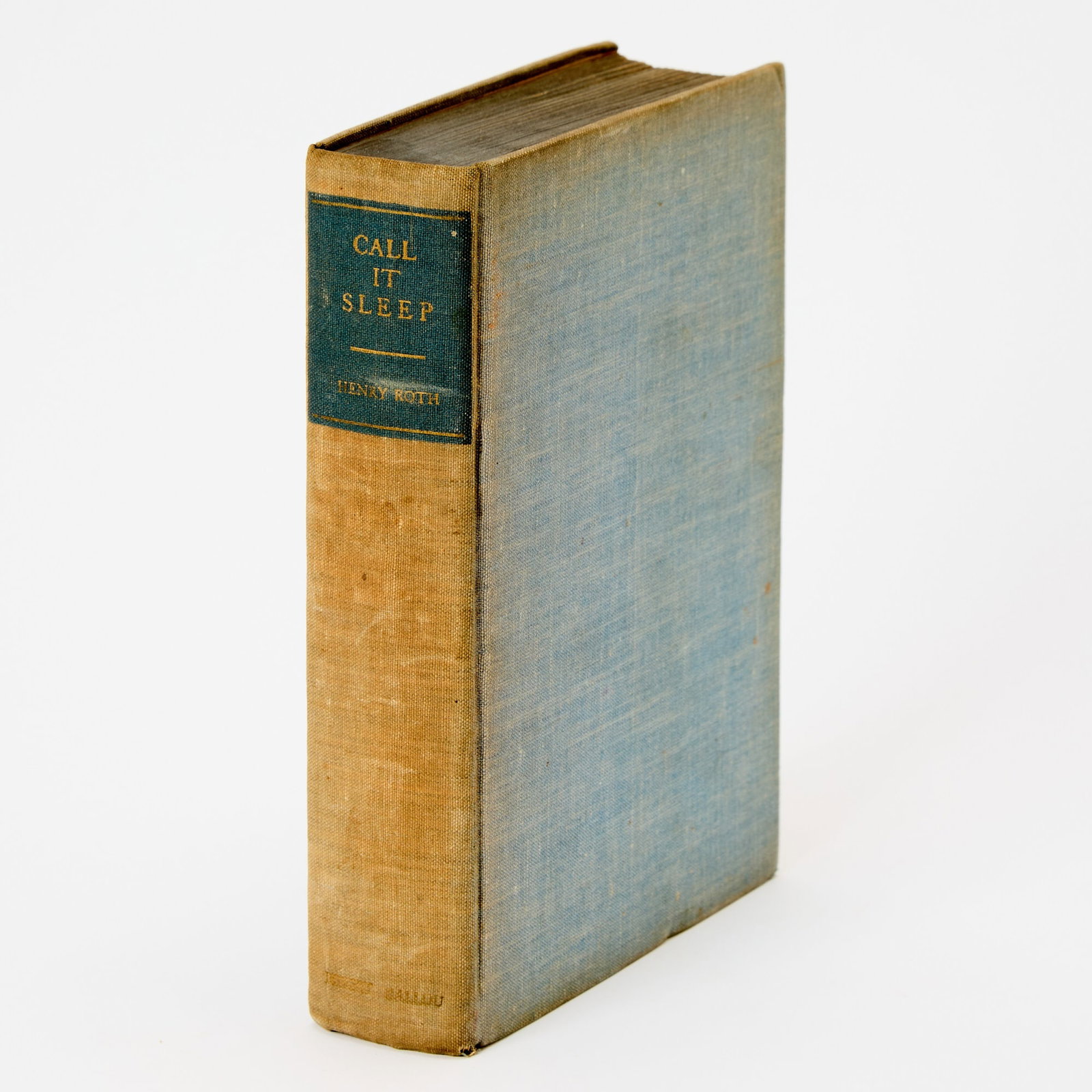 A scarce signed copy of Henry Roth's first novel Call it Sleep: ROTH, HENRY Call it Sleep. New York: The Maple Press,