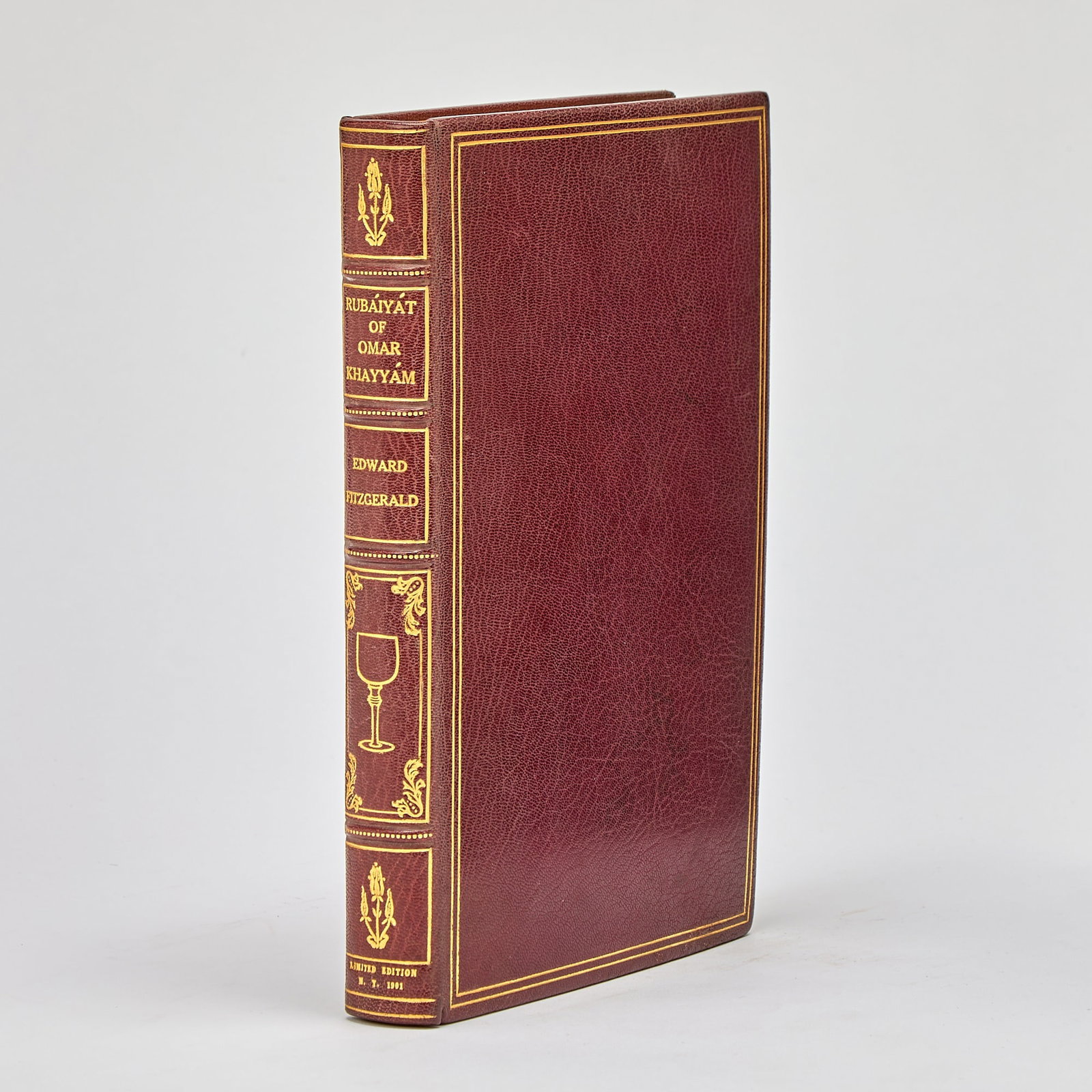 The Rubaiyat of Omar Khayyam in red morocco (1 of 3)