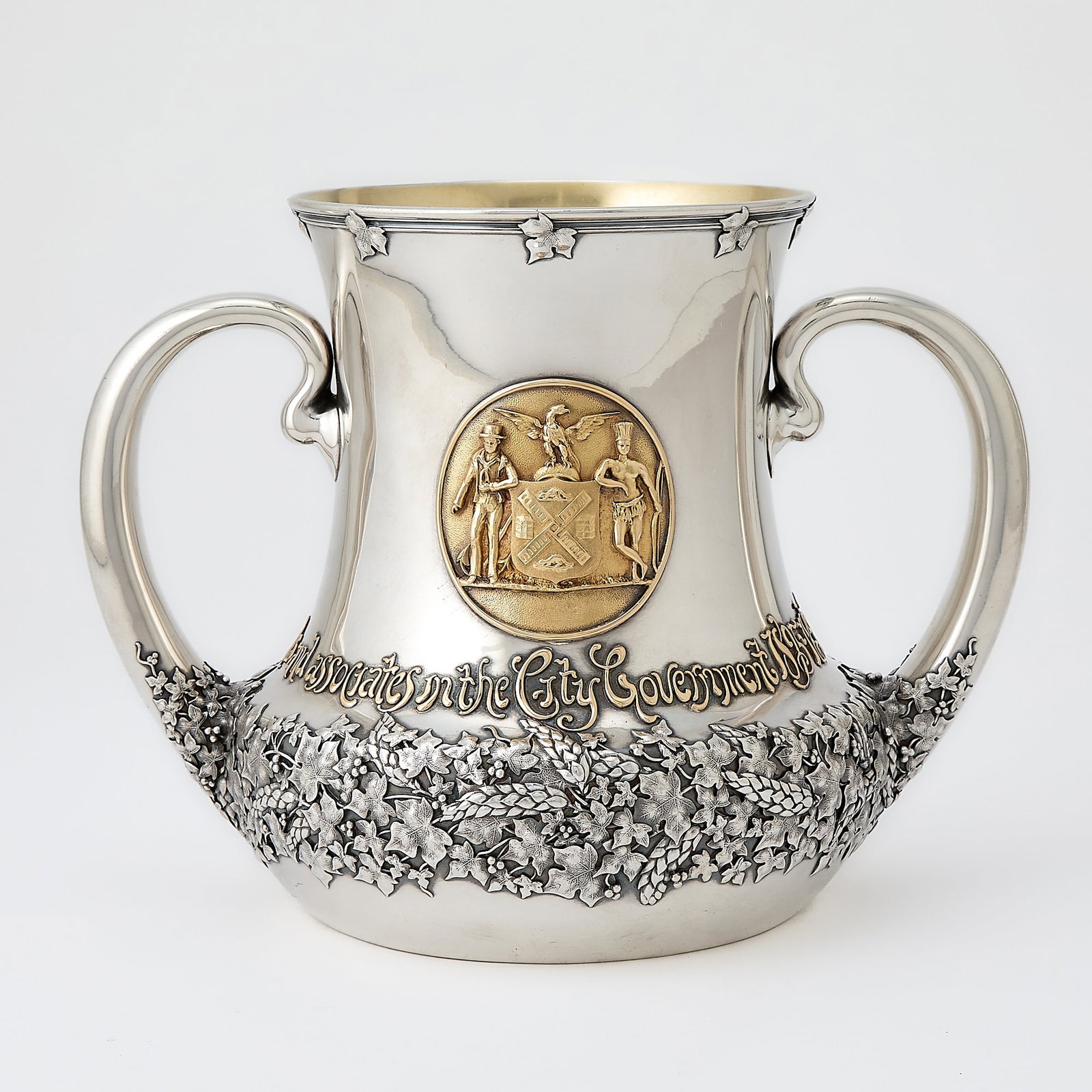 New York City History: Tiffany & Co. Sterling Silver and Gold Loving Cup (1 of 15)