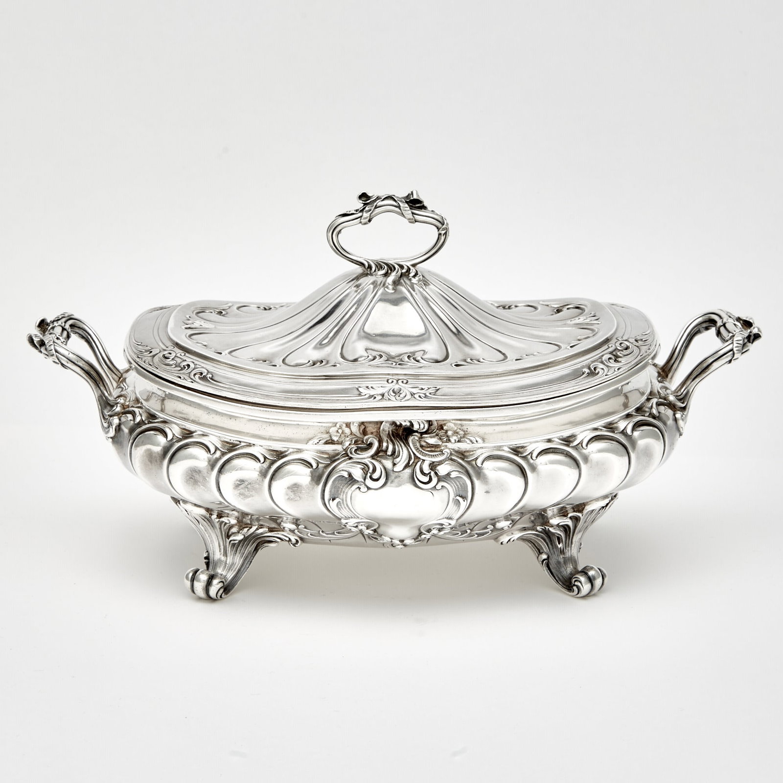Gorham Sterling Silver Covered Vegetable Dish (1 of 3)