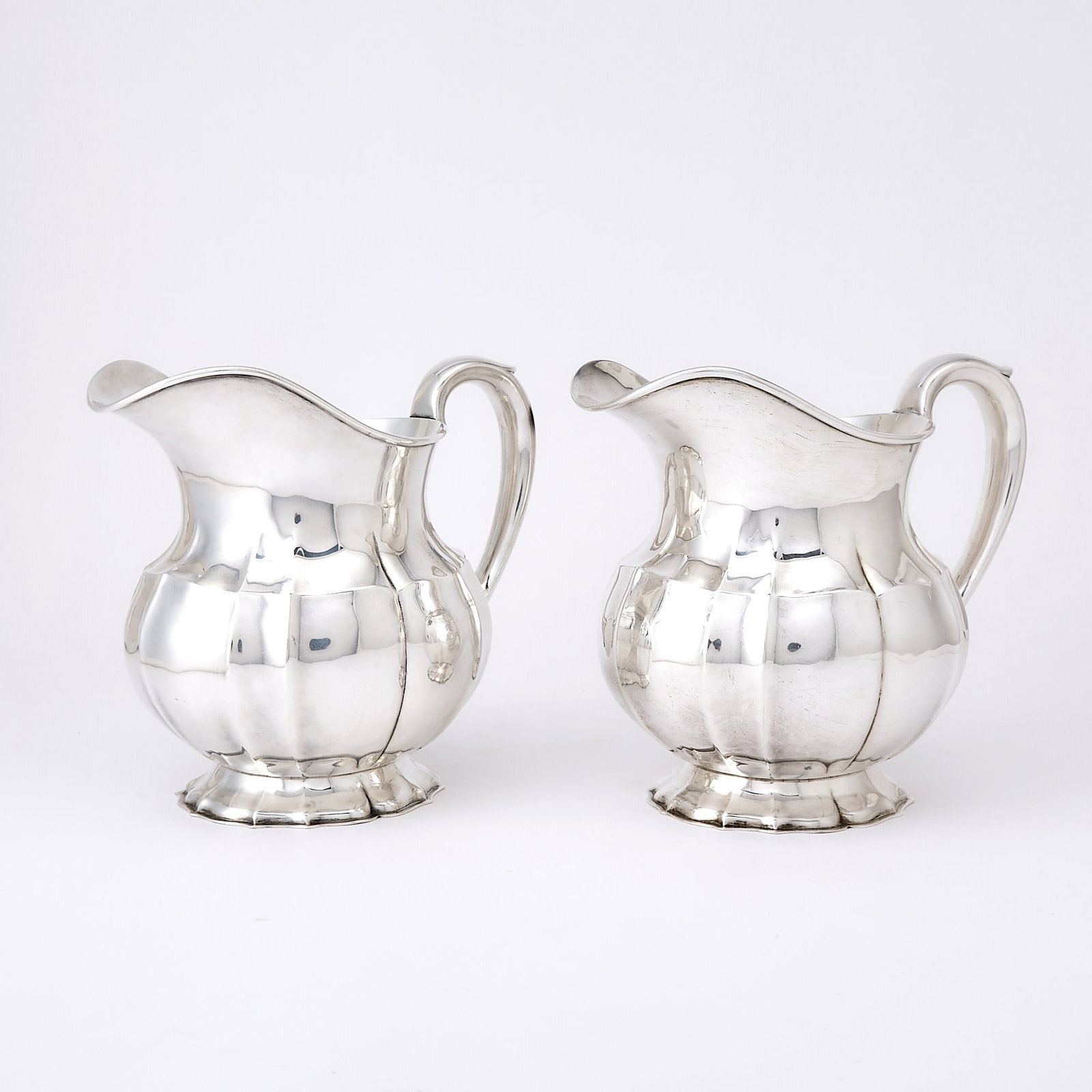 Pair of American Sterling Silver Water Pitchers (1 of 6)