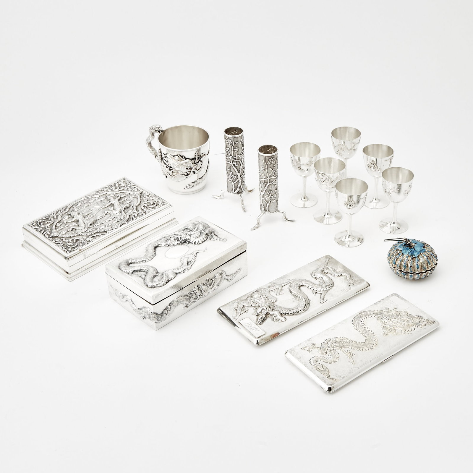 Group of Chinese Export Silver Wares (1 of 3)