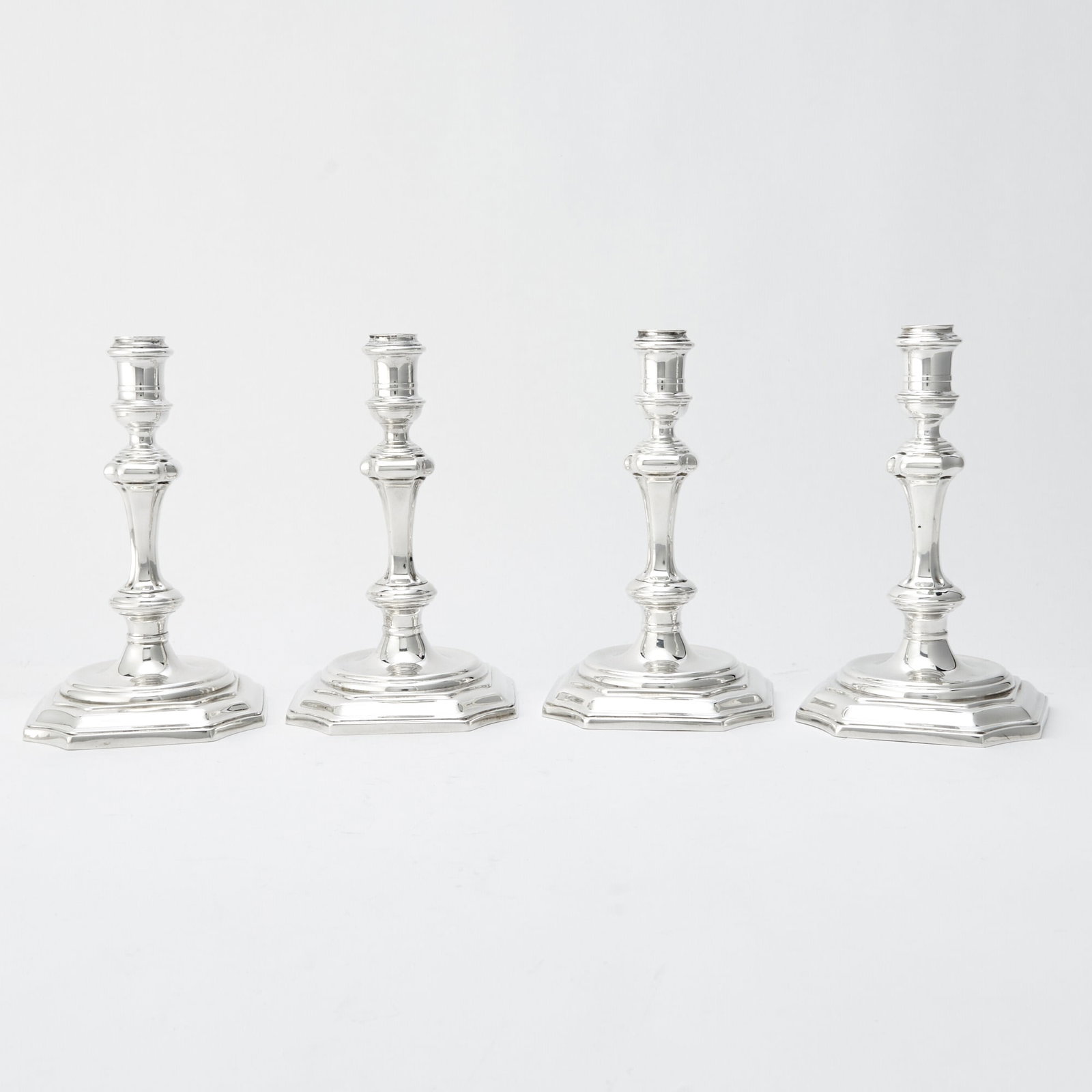 Set of Four Tiffany & Co. Sterling Silver Candlesticks (1 of 3)