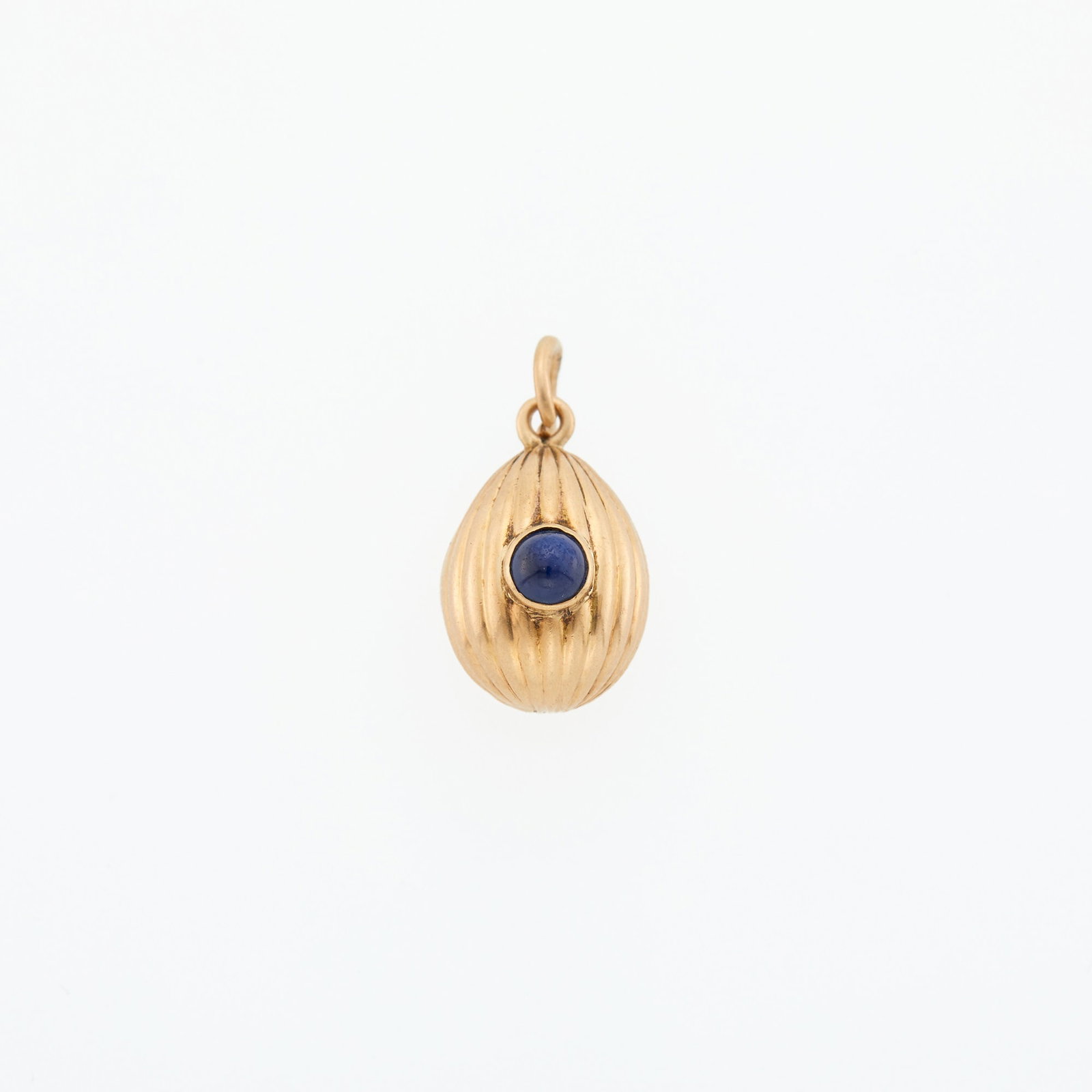 Russian Jeweled Gold Egg Pendant (1 of 2)