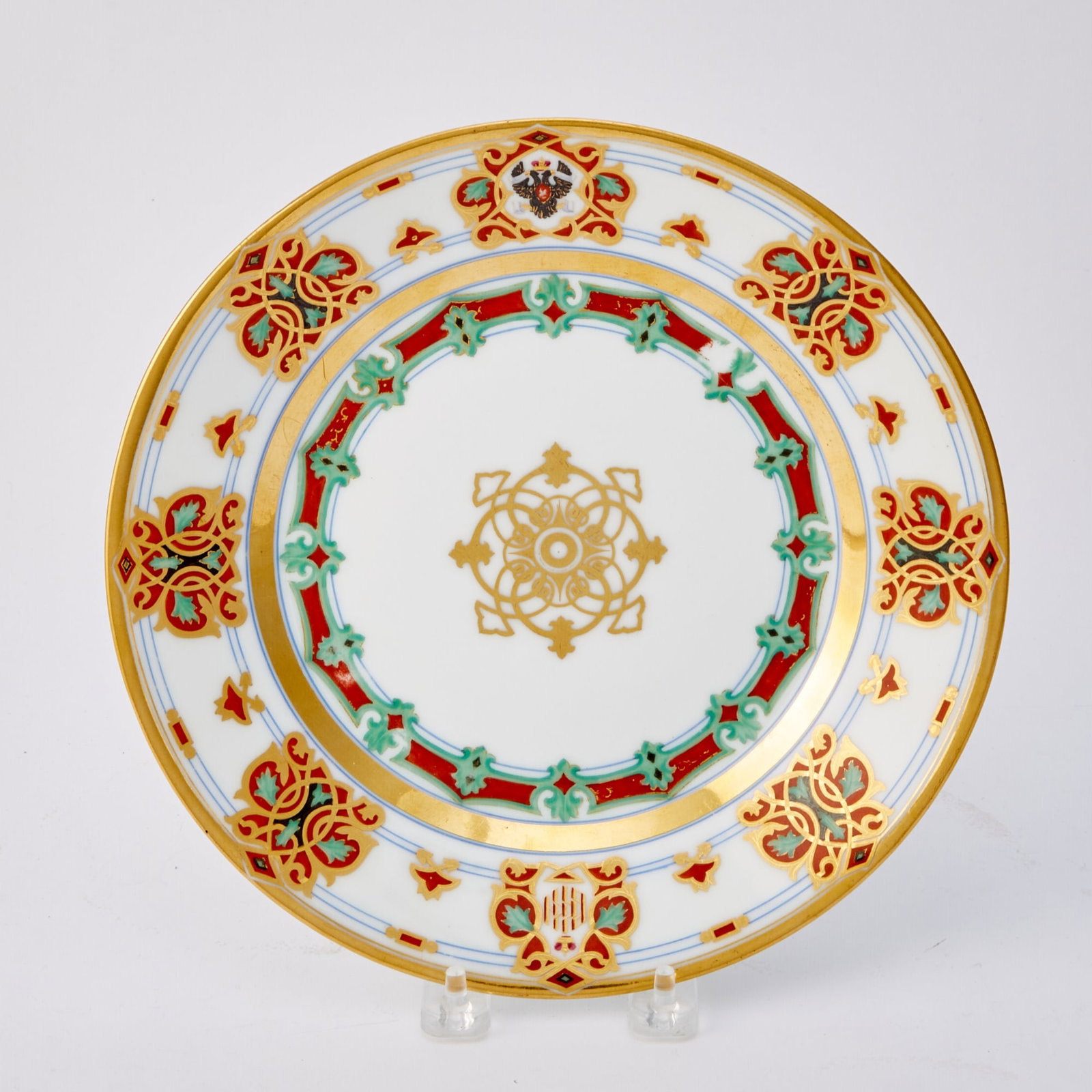 Russian Porcelain Plate from the Grand Duke Konstantin Nikolaevich Service (1 of 3)