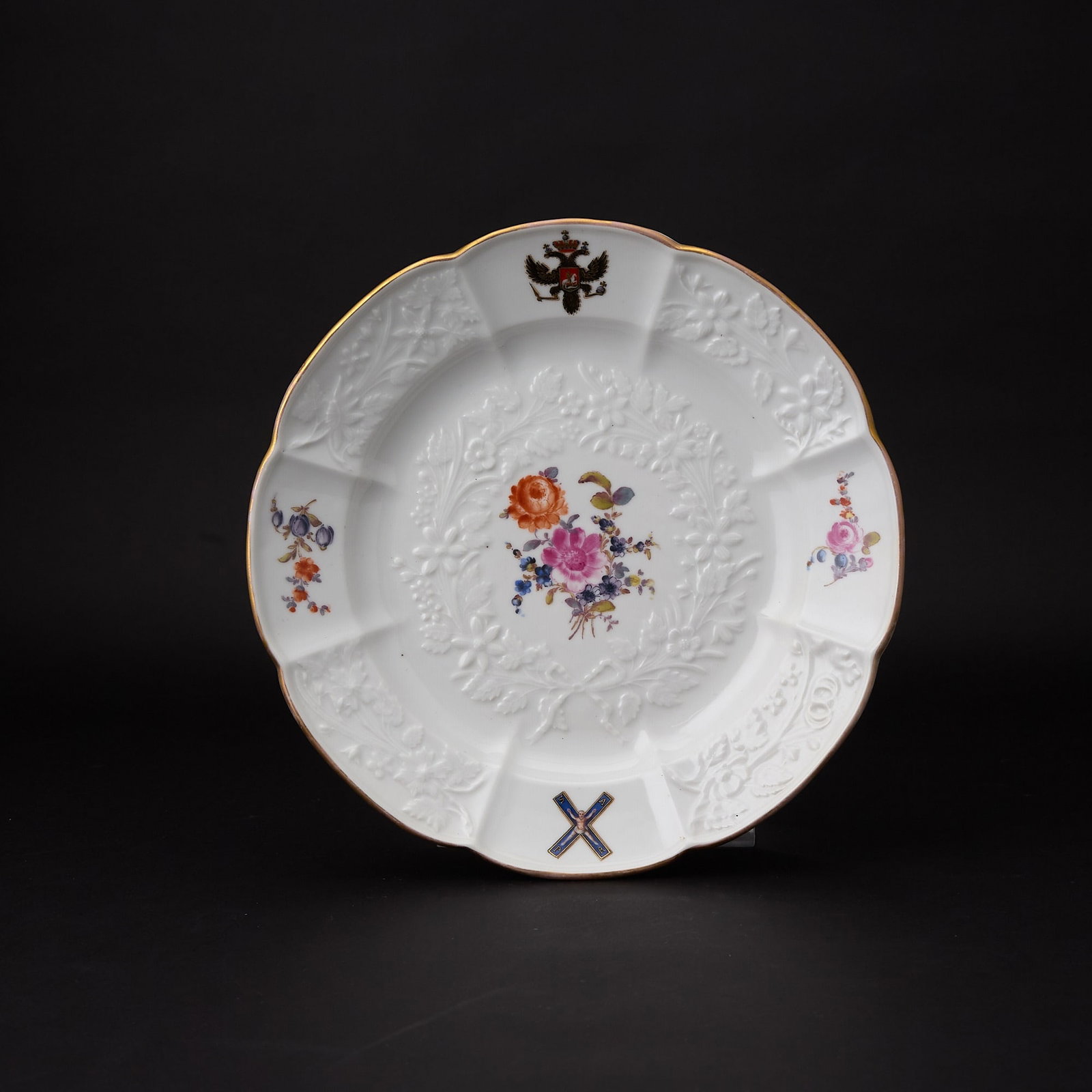 Porcelain Plate from the Order of St. Andrew the First-Called Service (1 of 3)