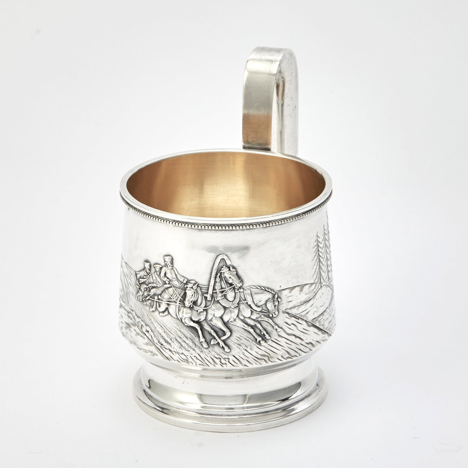 Russian Silver Tea Glass Holder (1 of 5)