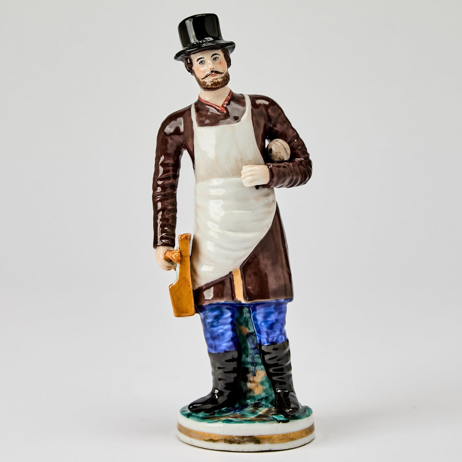 Russian Porcelain Figure of a Glazier (1 of 5)