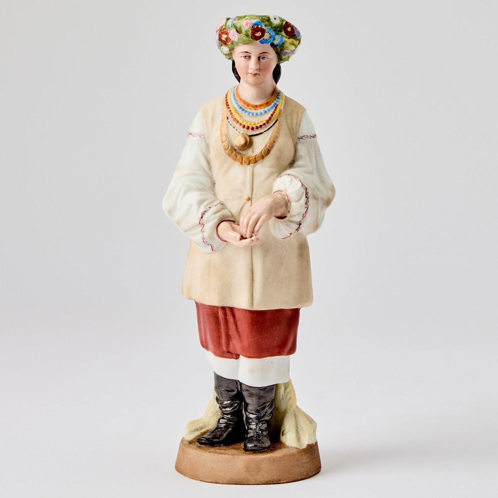 Russian Porcelain Figure of a Ukrainian Woman (1 of 5)
