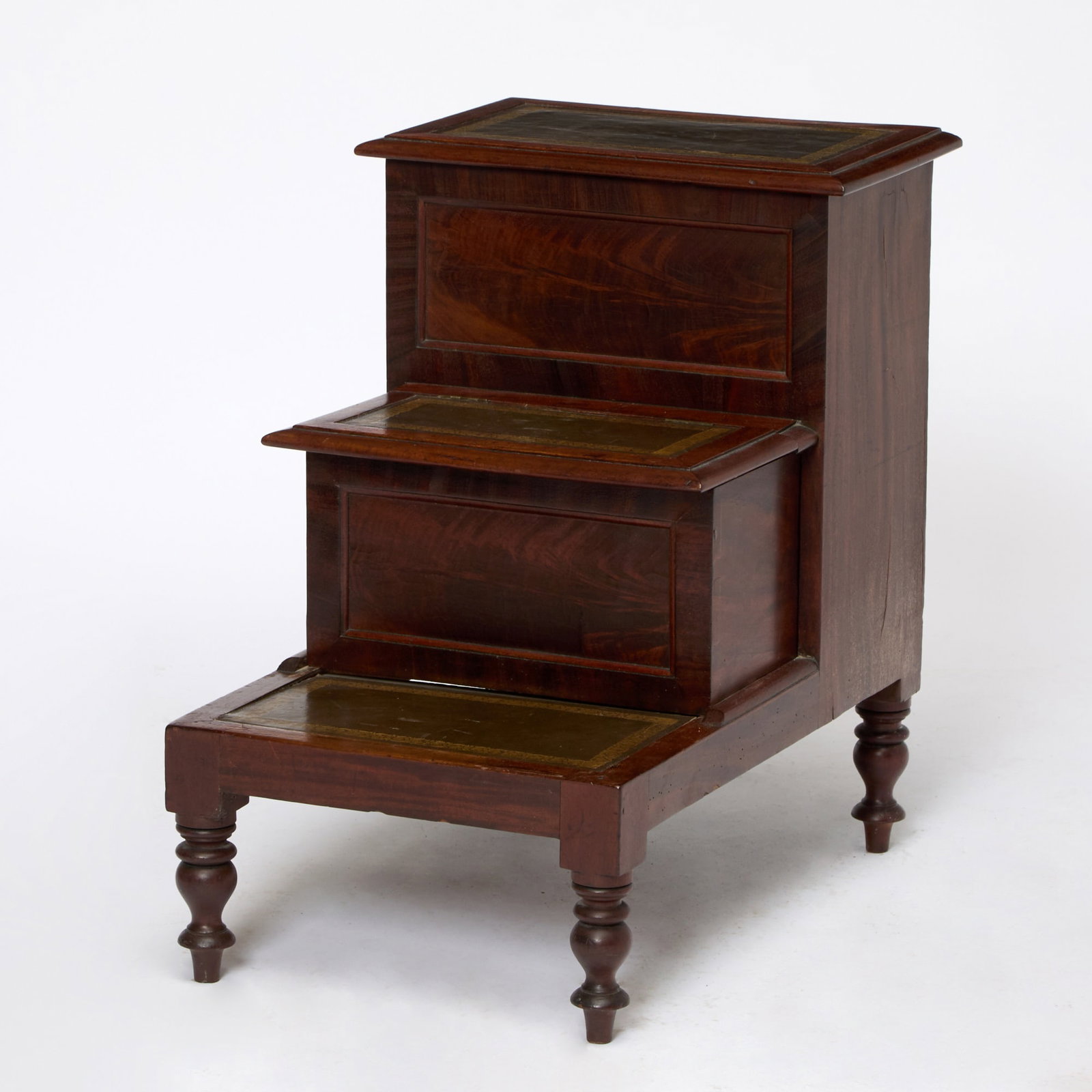 Late Regency Mahogany Bedsteps (1 of 6)