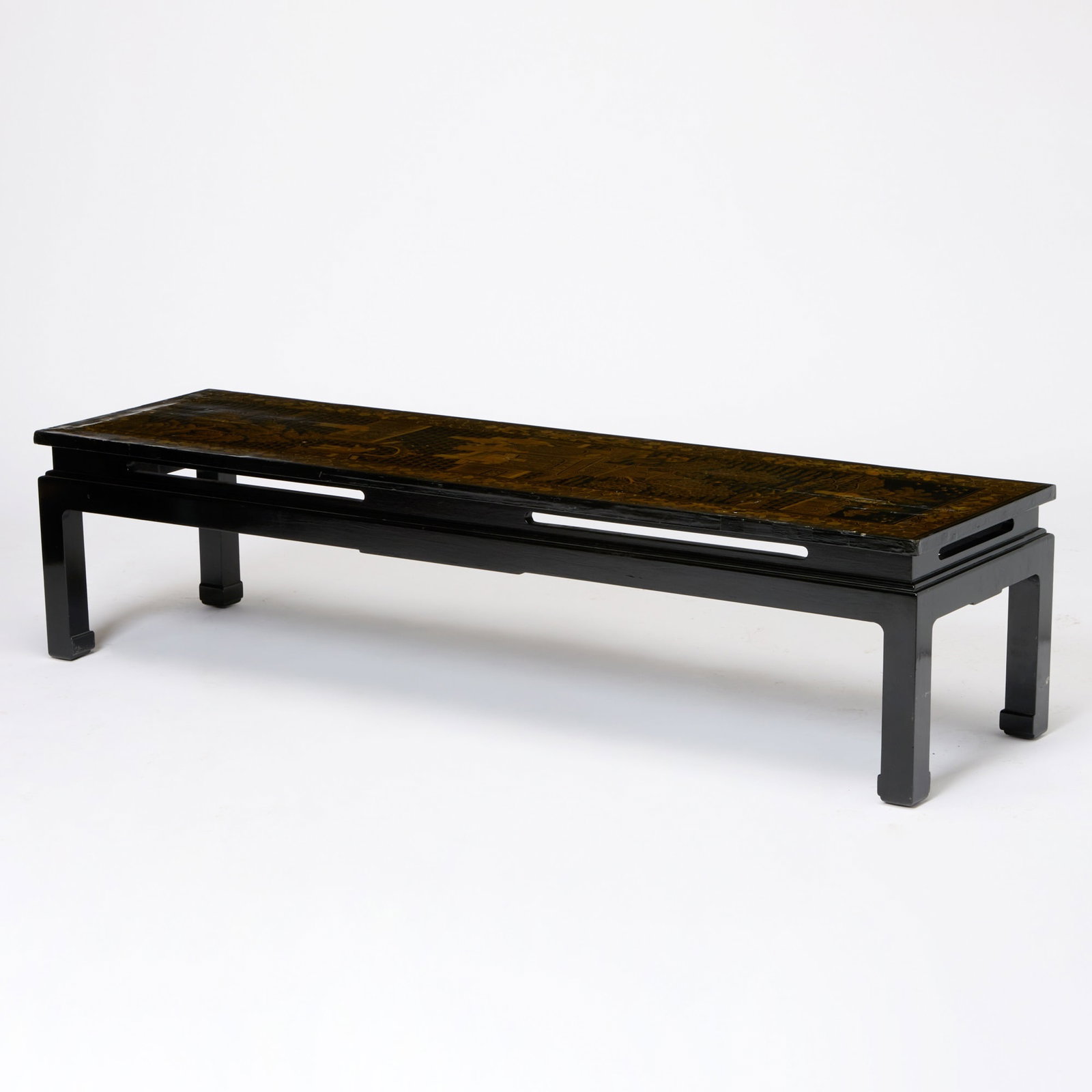 Chinese Lacquer Screen Panel - 4