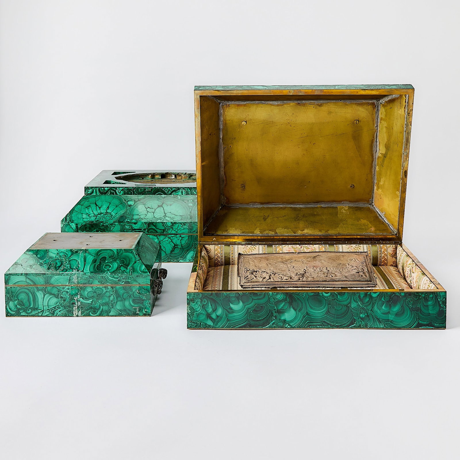 Three Malachite Boxes - 2