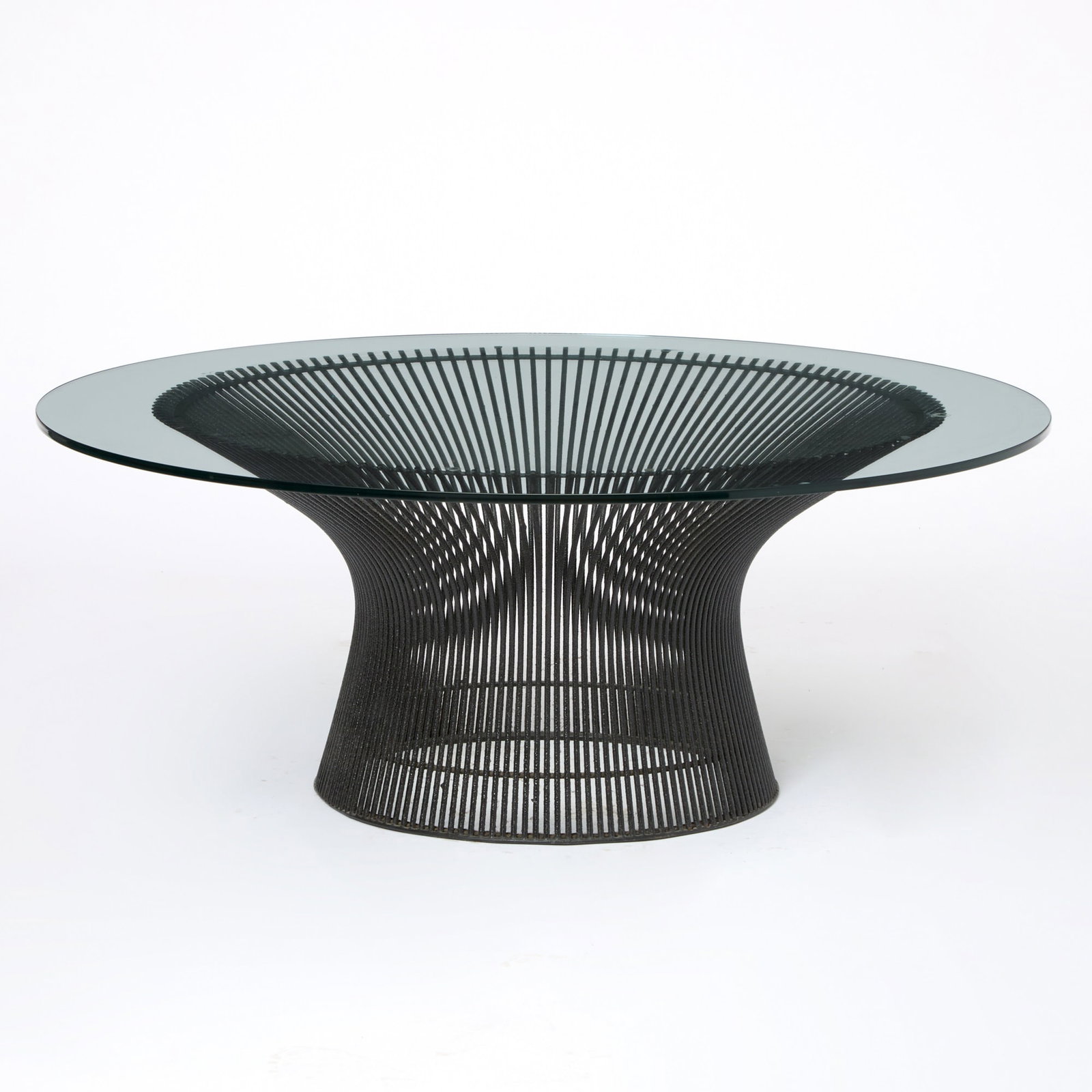 Warren Platner Glass and Painted Metal Low Table (1 of 4)