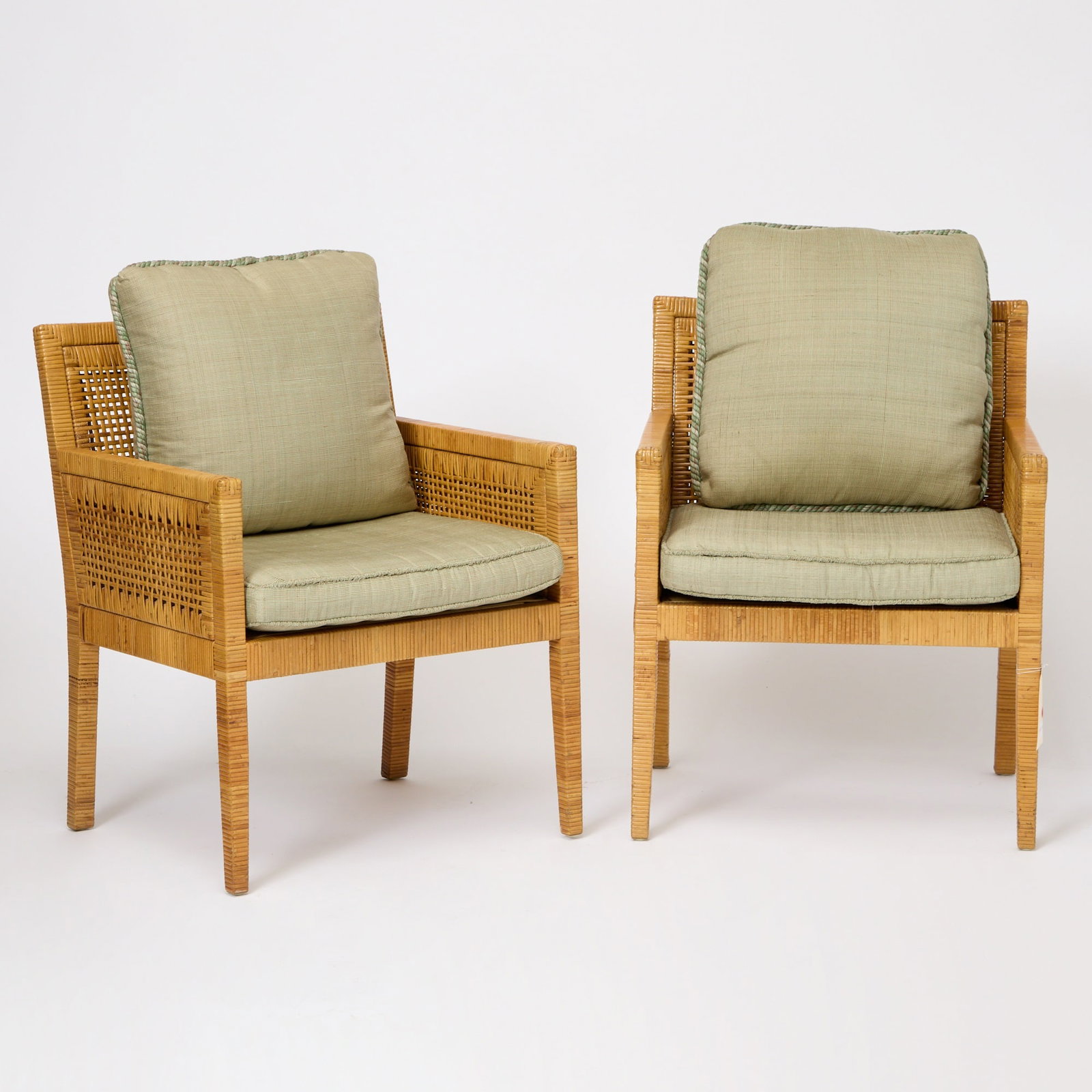 Pair of Rattan Armchairs (1 of 5)