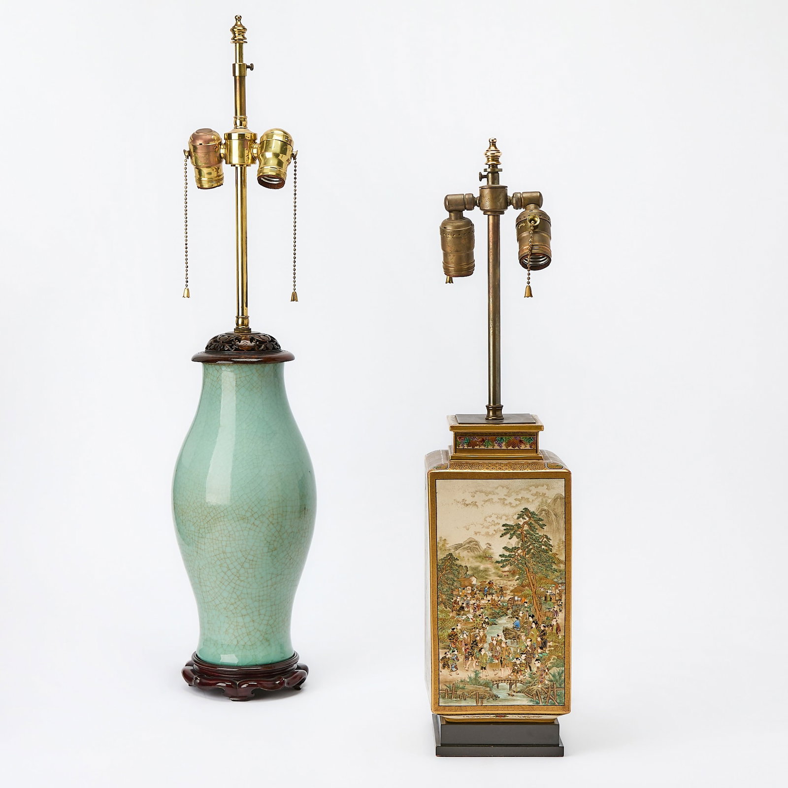 Two Asian Porcelain Lamps (1 of 7)