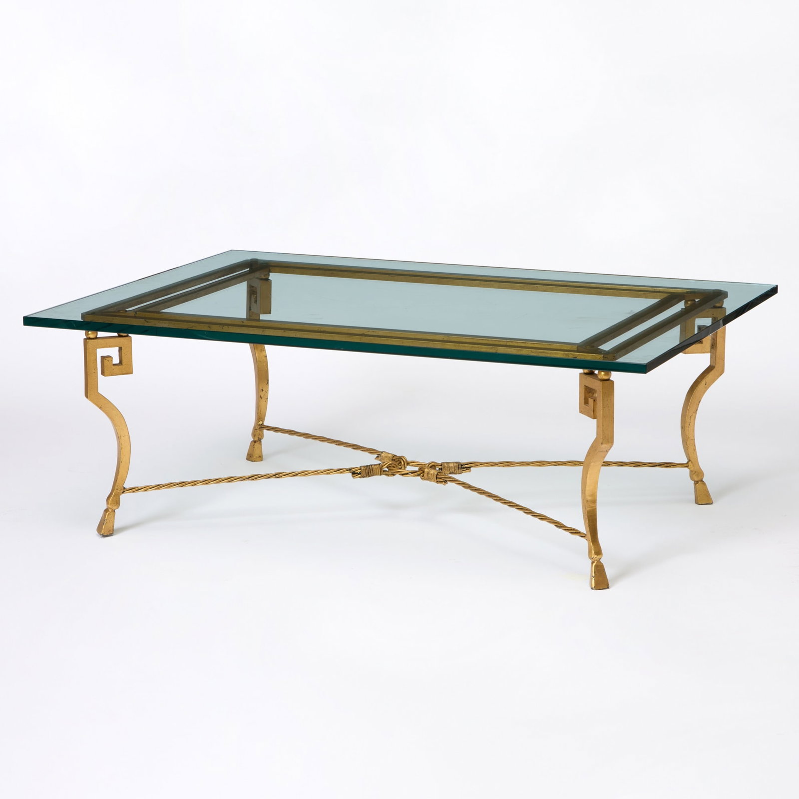 Gilt-Metal and Glass Low Table (1 of 6)