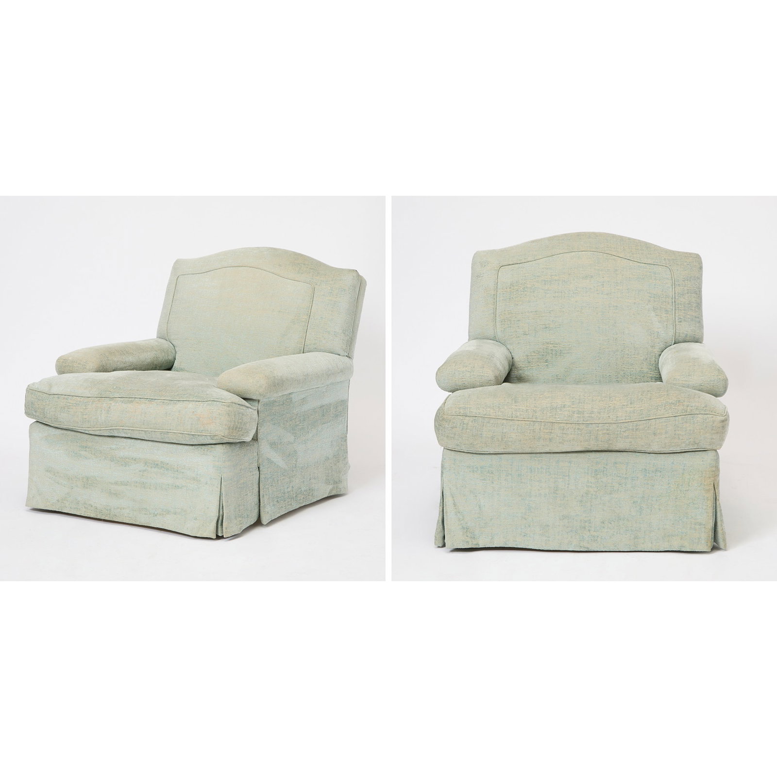 Pair of Upholstered Club Chairs (1 of 6)