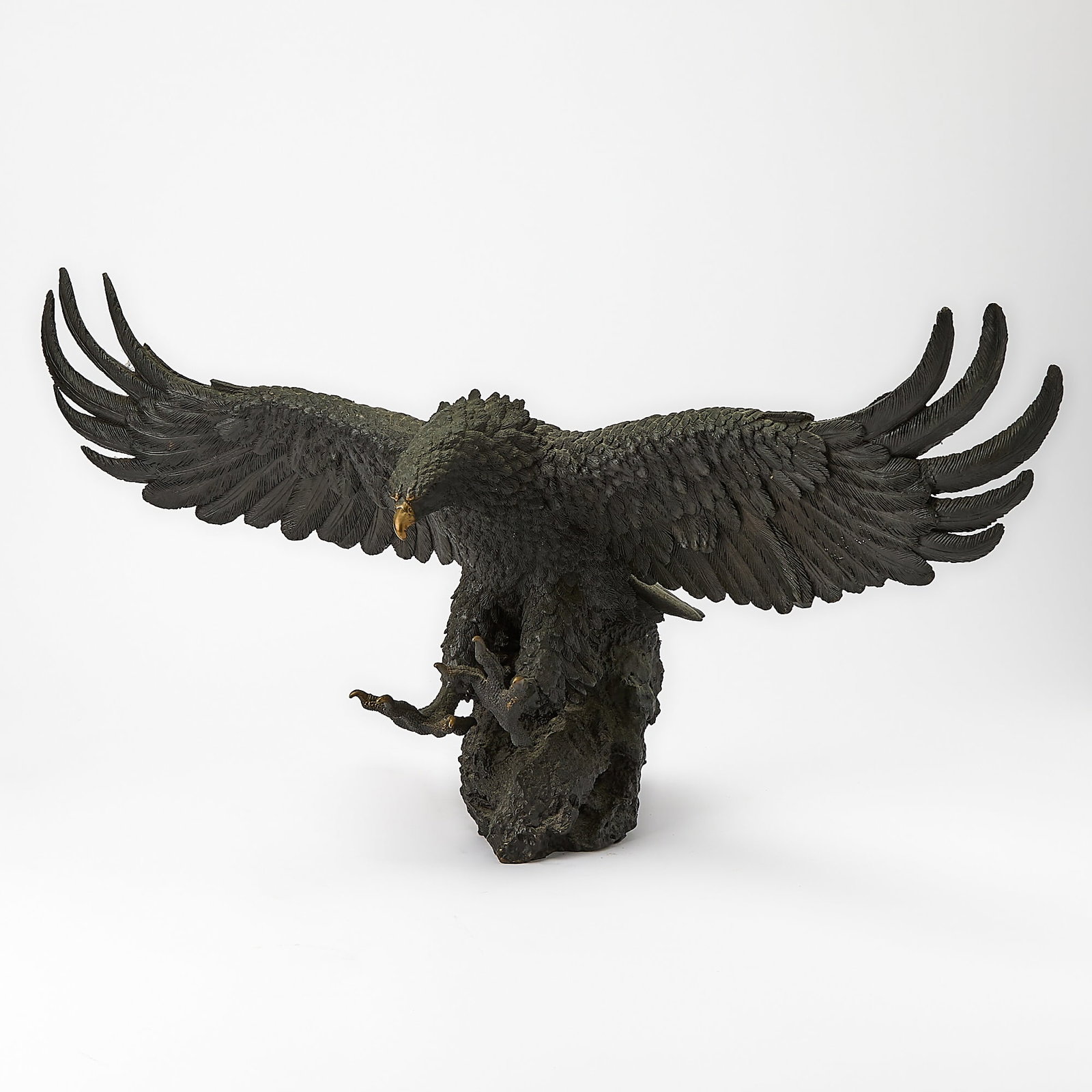 Patinated Bronze Figure of a Spread Wing Eagle (1 of 6)