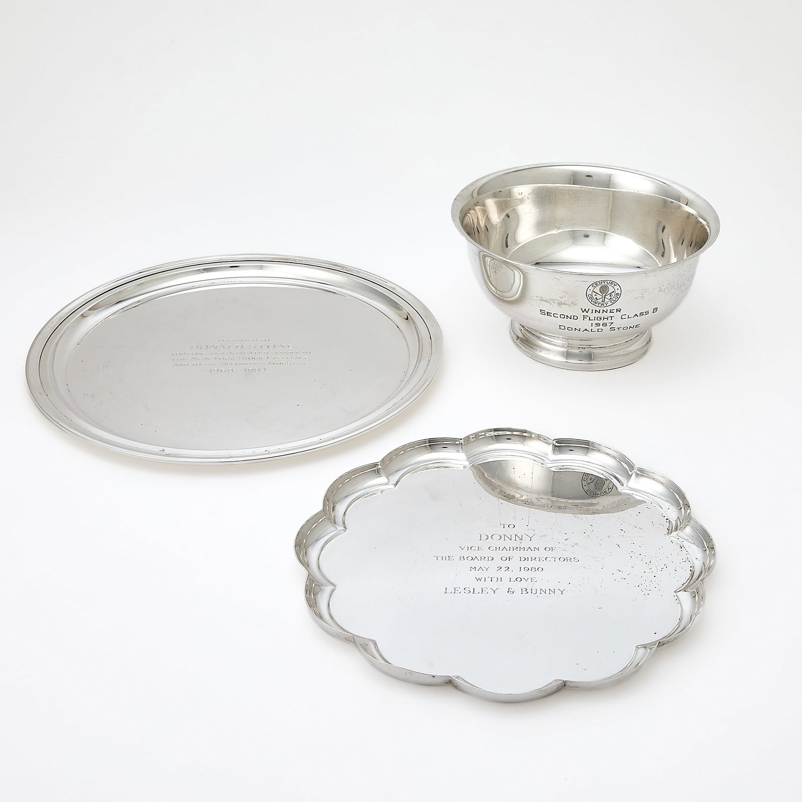 Three Tiffany & Co. Sterling Silver Presentation Pieces (1 of 6)