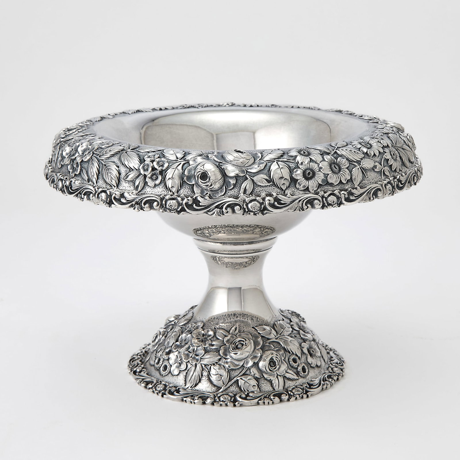 American Sterling Silver Footed Bowl (1 of 5)
