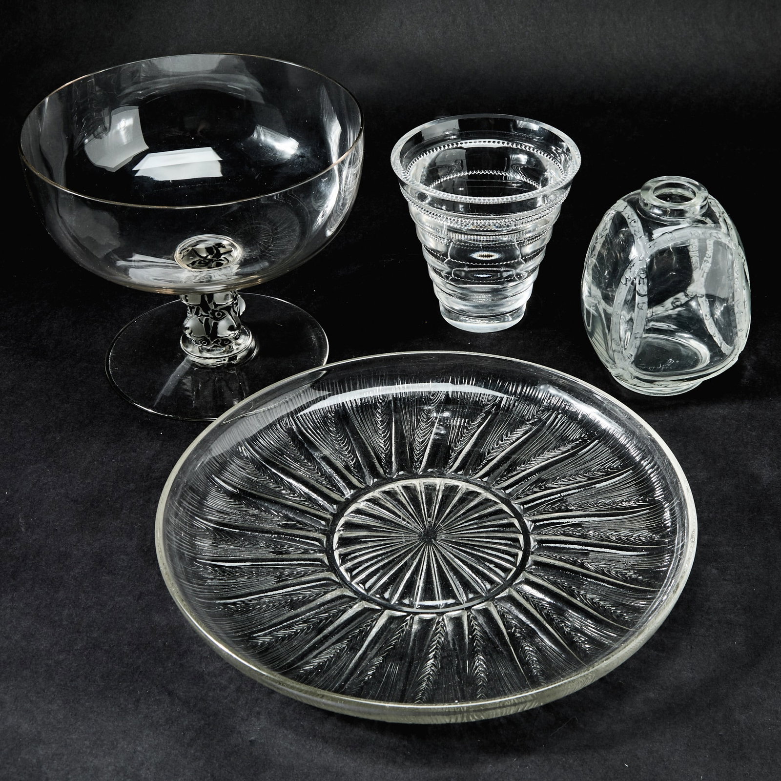 Three Lalique Molded Glass Articles (1 of 6)