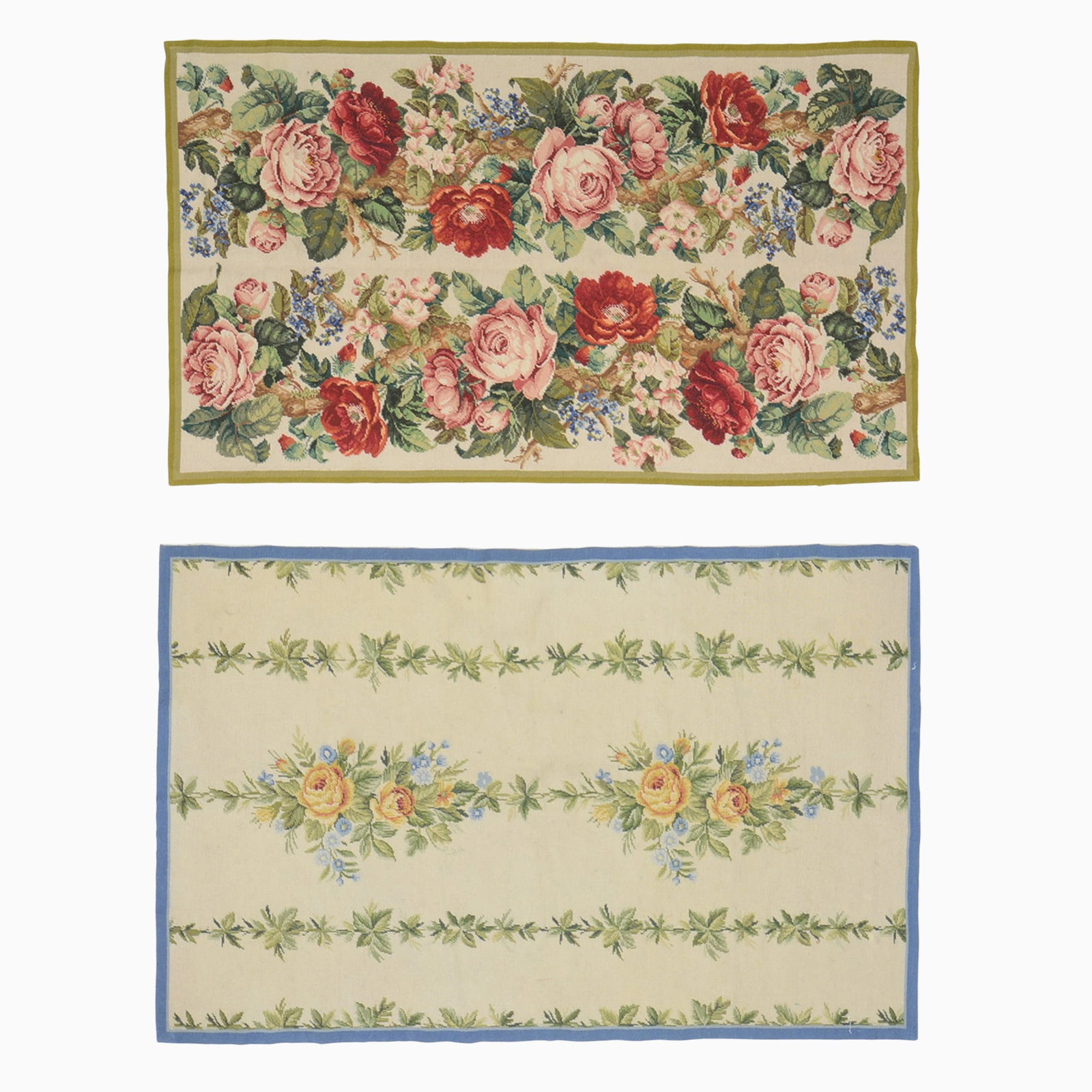 Two Needlepoint Rugs (1 of 2)