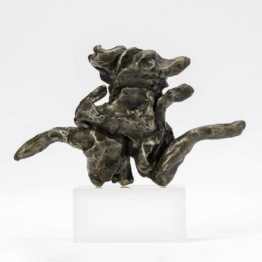 Willem de Kooning: American, 1904-1997 Untitled, 1969-72 Stamped W d. K 45/100 along with publisher's mark Cast pewter, Edition 45 of 100 6 1/2 x 11 x 2 1/4 inches Published by Gemini G.E.L, Los Angeles Provenance: