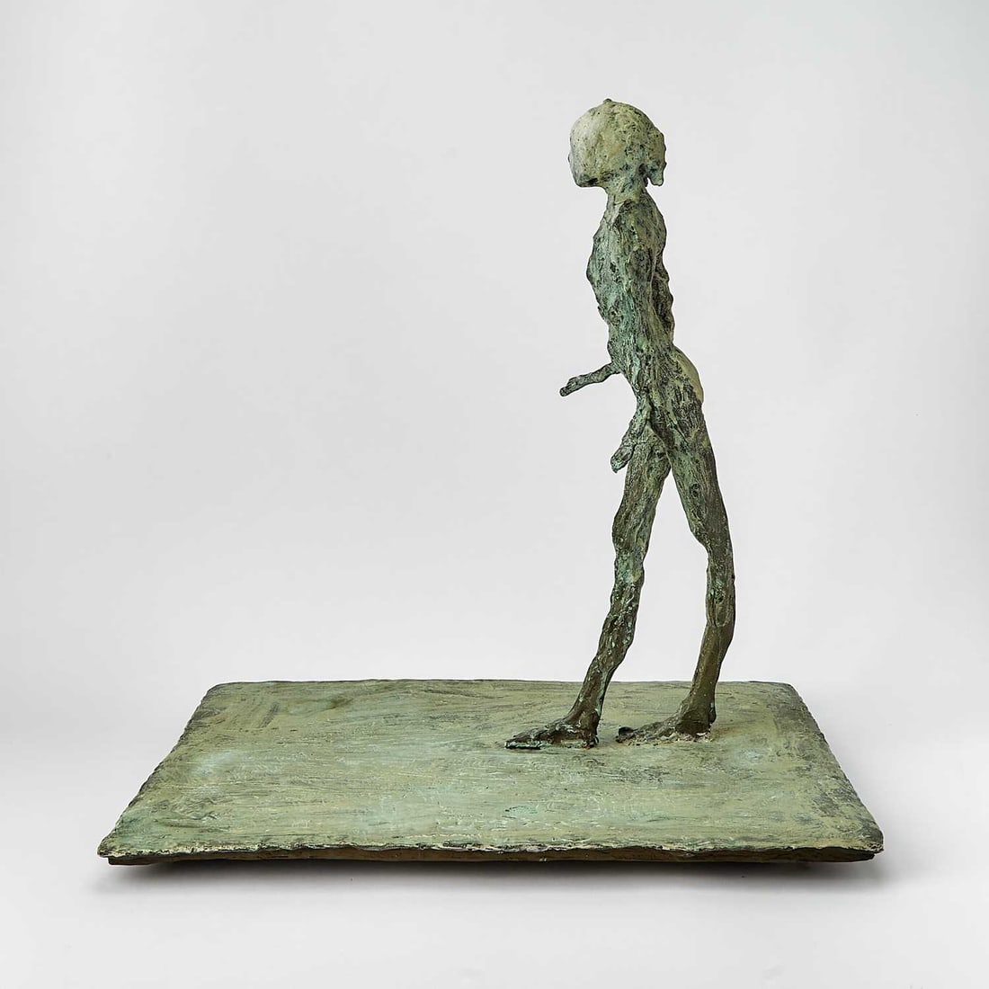 Nathan Oliviera: American, 1928-2010 Figure One, 1982 Signed and dated N Oliviera 82 on the base Edition 4 of 7 Bronze 24 x 24 x 18 1/2 inches