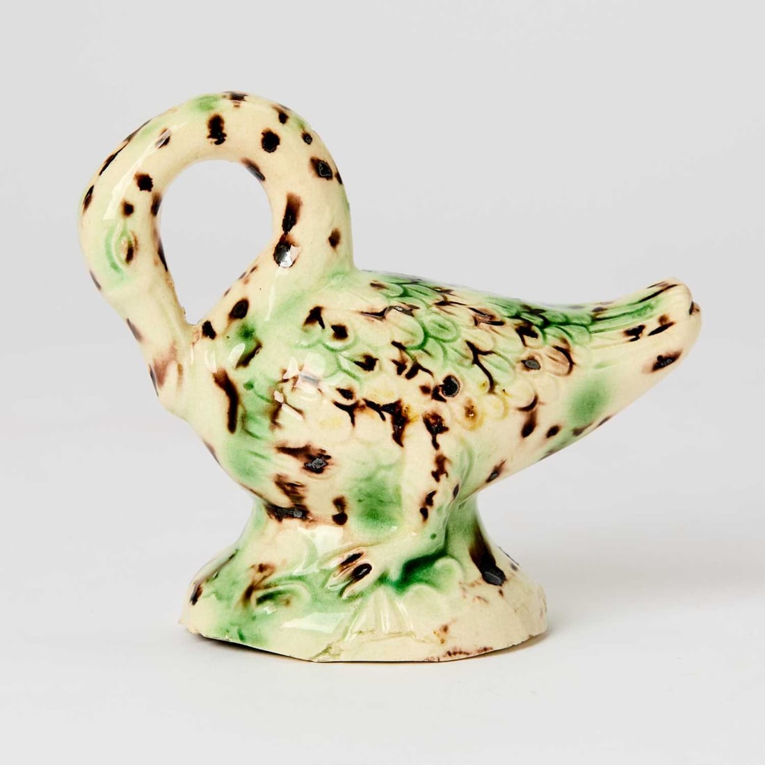 Staffordshire Creamware Model of a Swan (1 of 5)