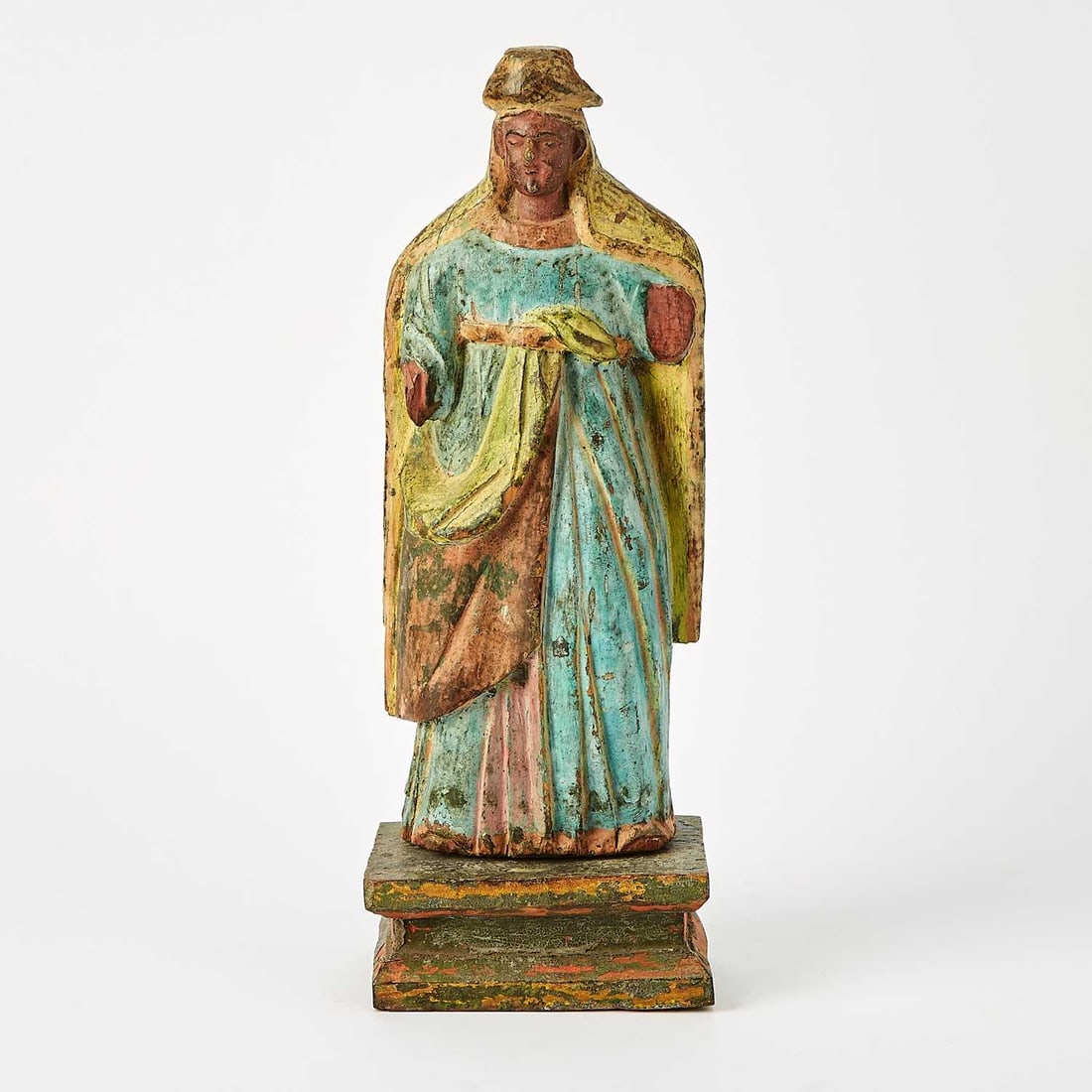 Spanish Colonial Santo of a Magus or Wise Man: 19th century, likely New Mexico Height 13 1/4 inches (22.6 cm), width 5 1/2 inches (13.9 cm), depth 3 1/8 inches (7.9 cm).