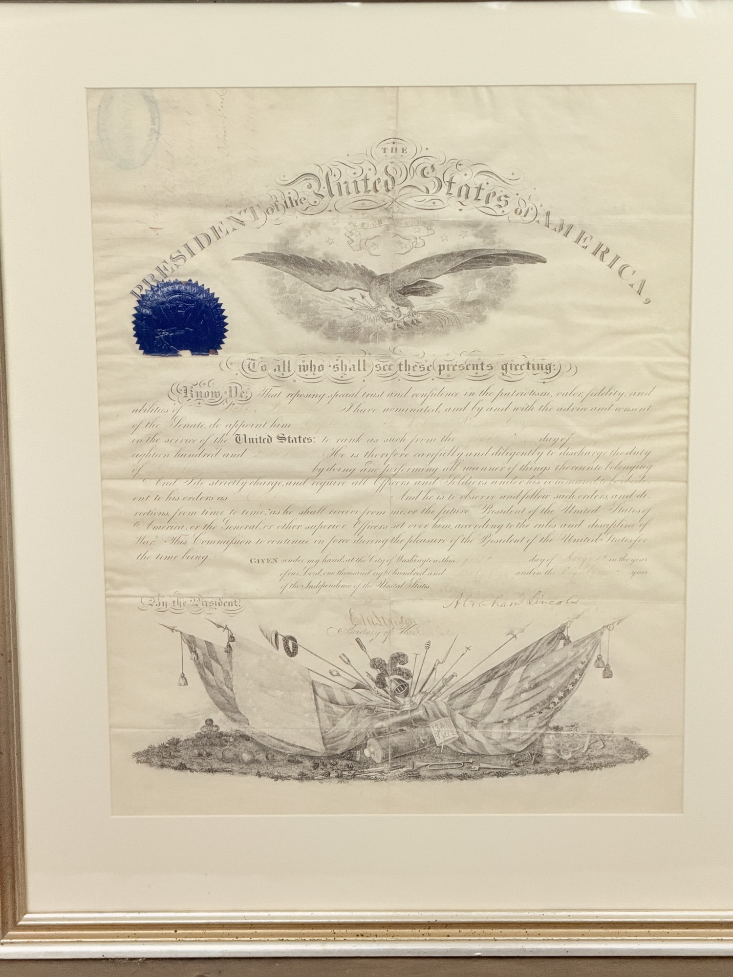 A signed Lincoln appointment - 2