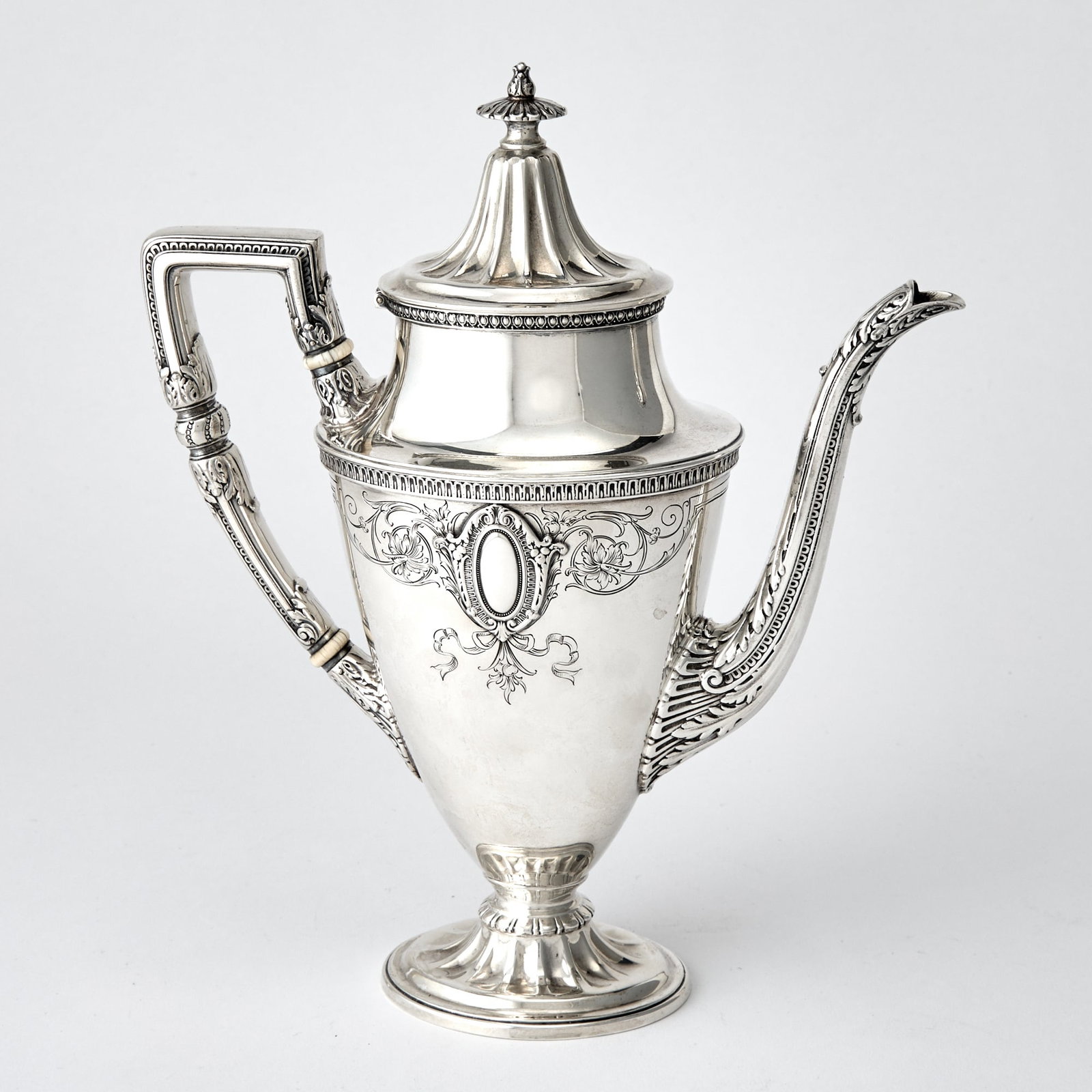 Wallace Sterling Silver Coffee Pot - 4