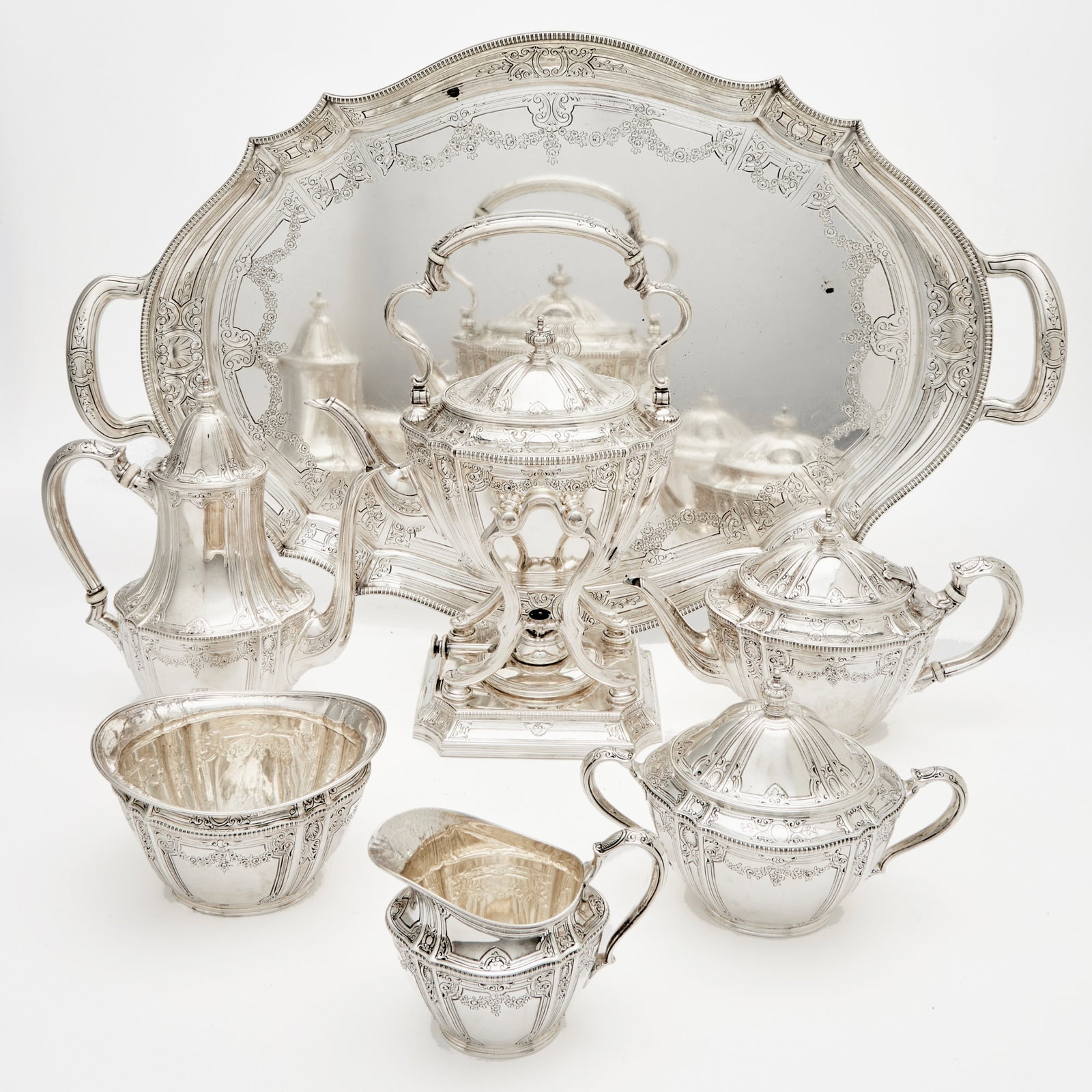 Tiffany & Co. Sterling Sliver Tea and Coffee Service (1 of 8)