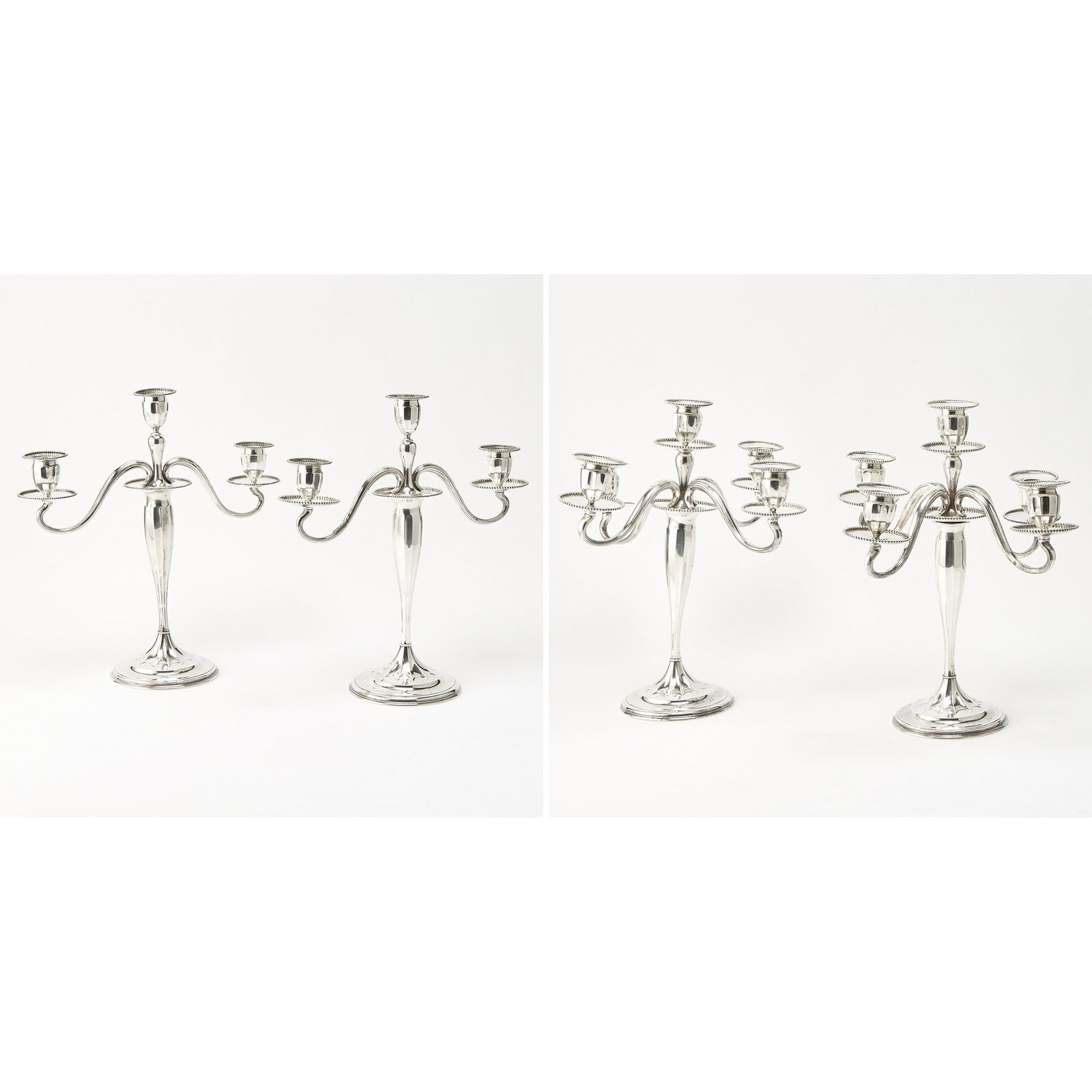 Suite of Tiffany & Co. Sterling Silver Candelabra (1 of 6)