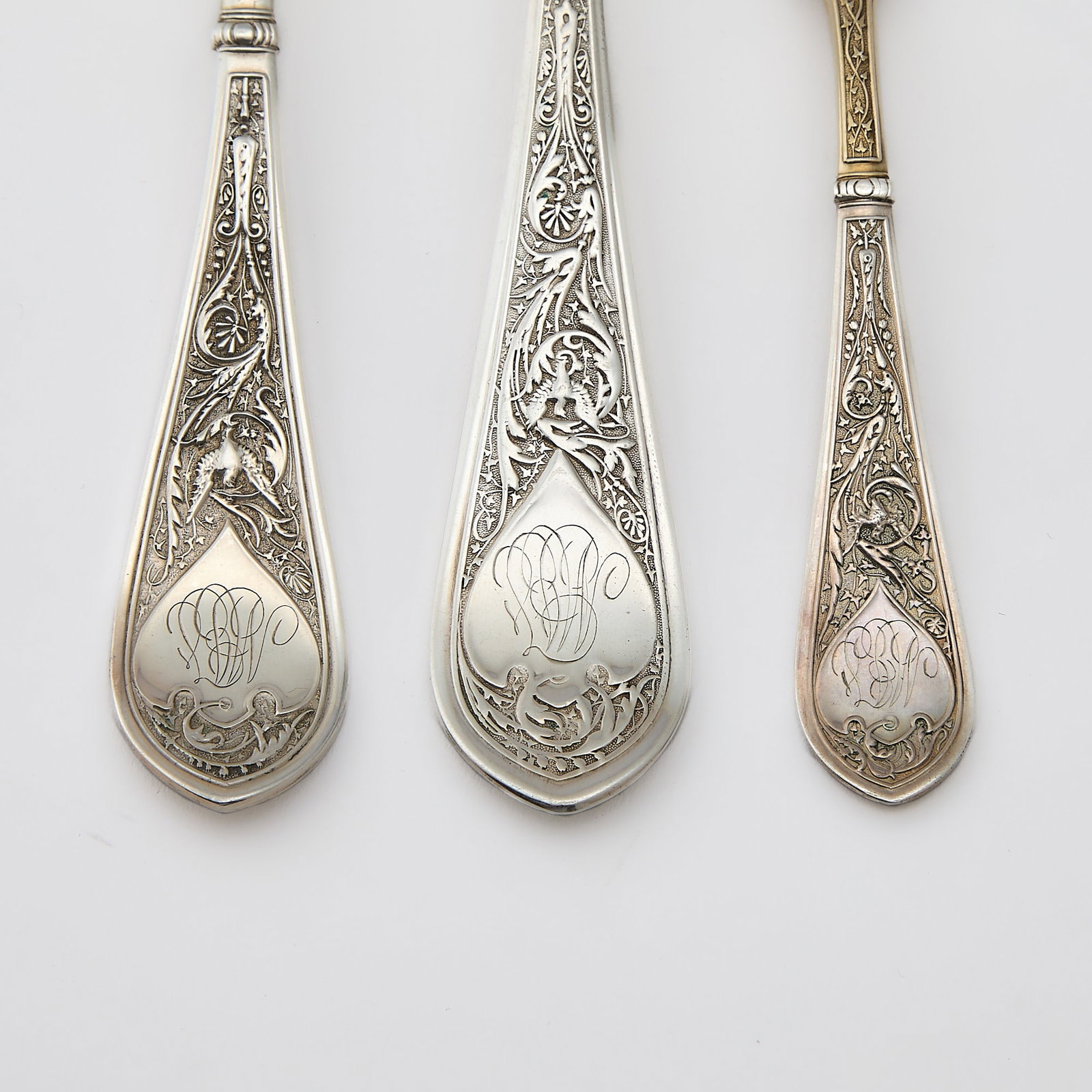 Gorham Sterling Silver "Raphael" Pattern Flatware Service - 3