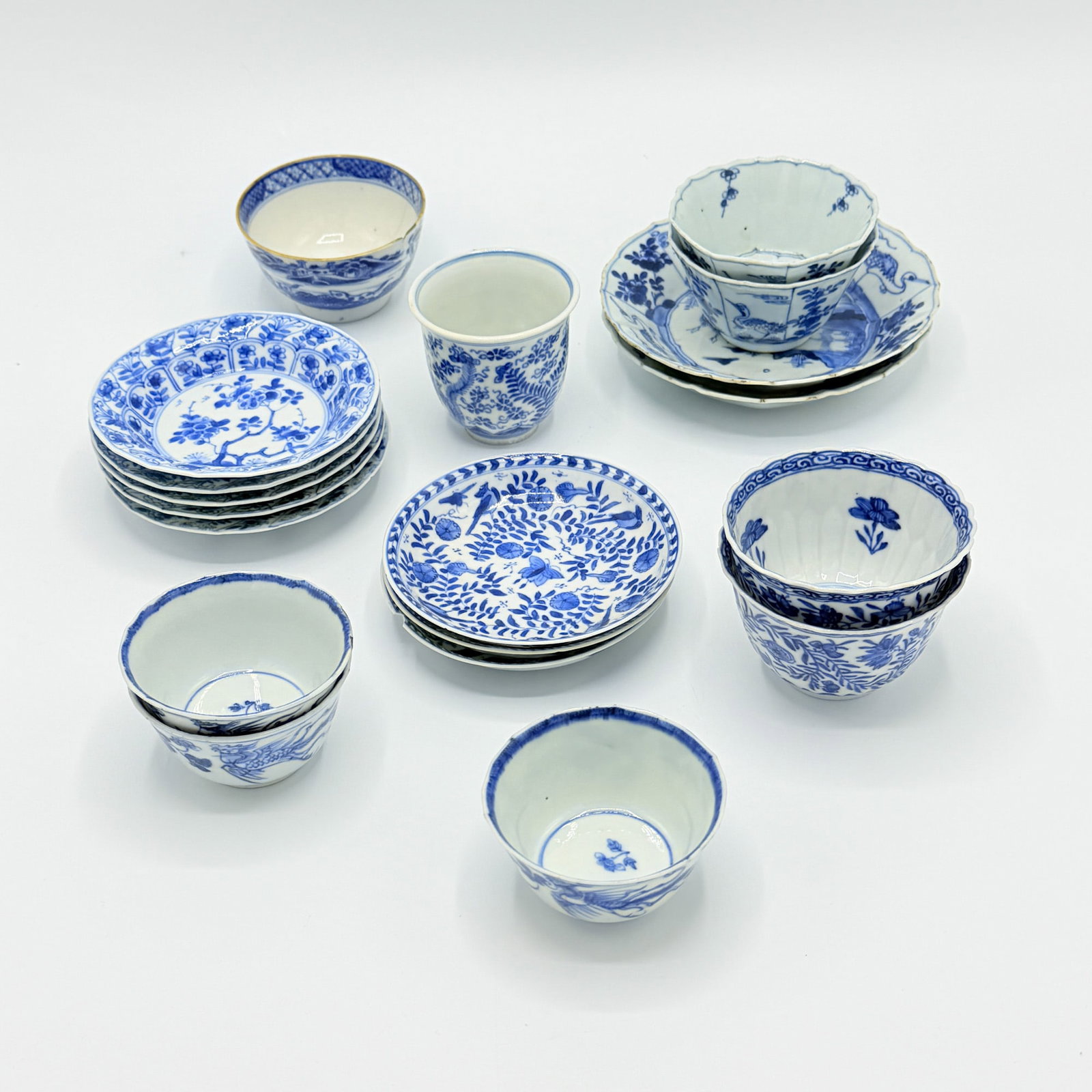 Group of Chinese Blue and White Porcelain (1 of 10)